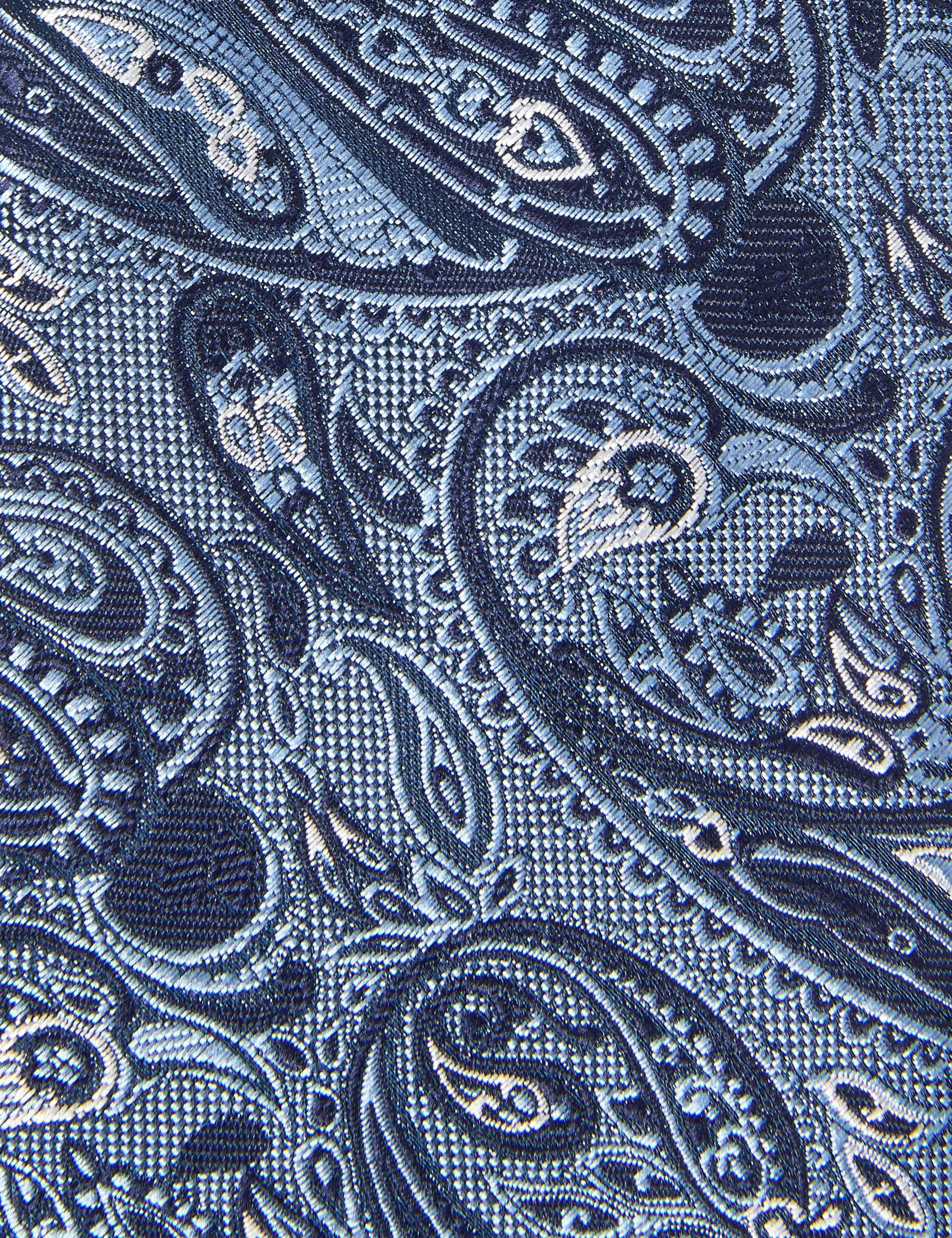 2 Pack Slim Woven Check & Paisley Ties 4 of 5