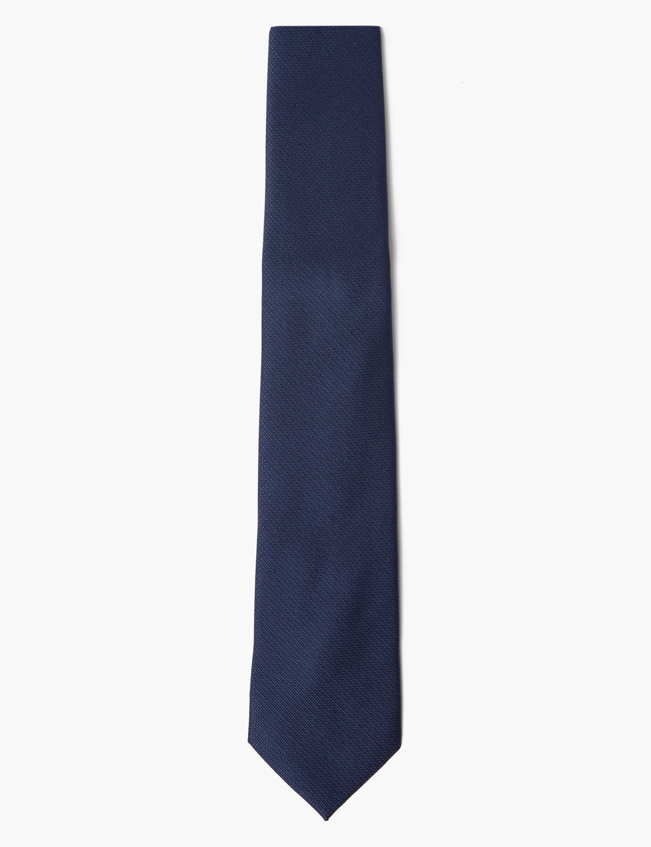 Geometric Woven Slim Tie & Pocket Square Set 1 of 4