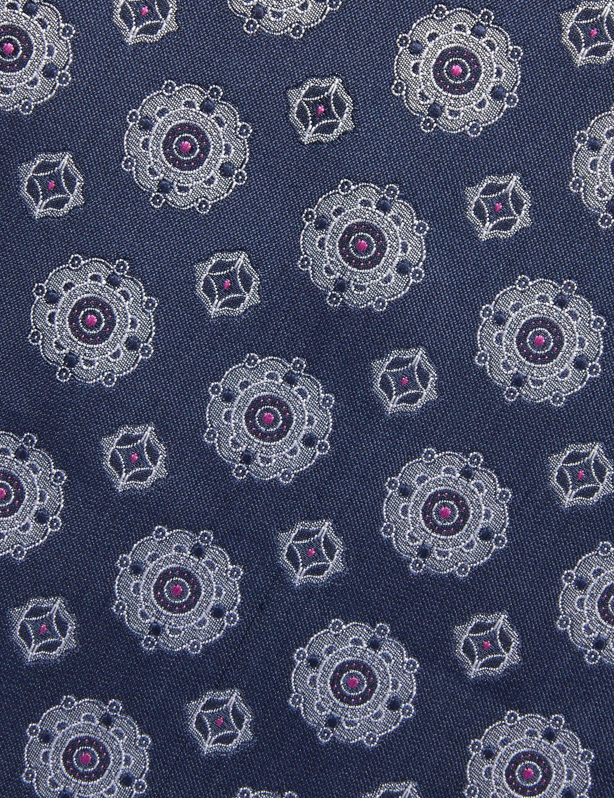 Geometric Woven Slim Tie & Pocket Square Set 4 of 4