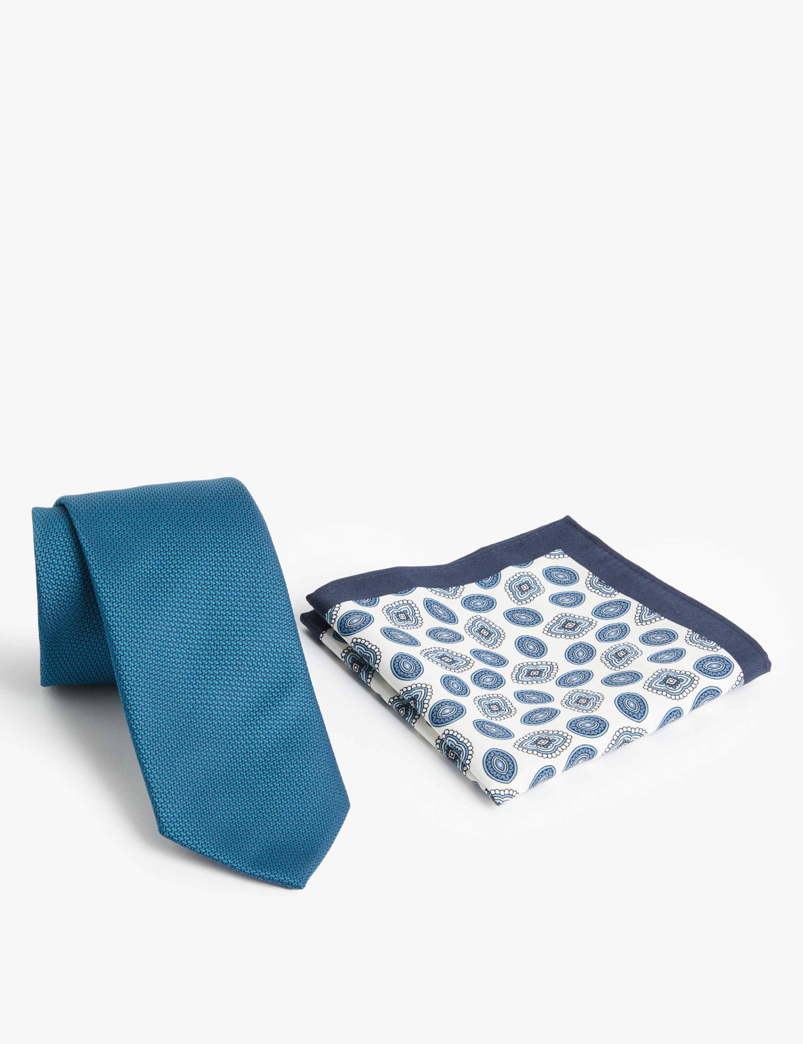 Paisley Tie & Pocket Square Set 1 of 3