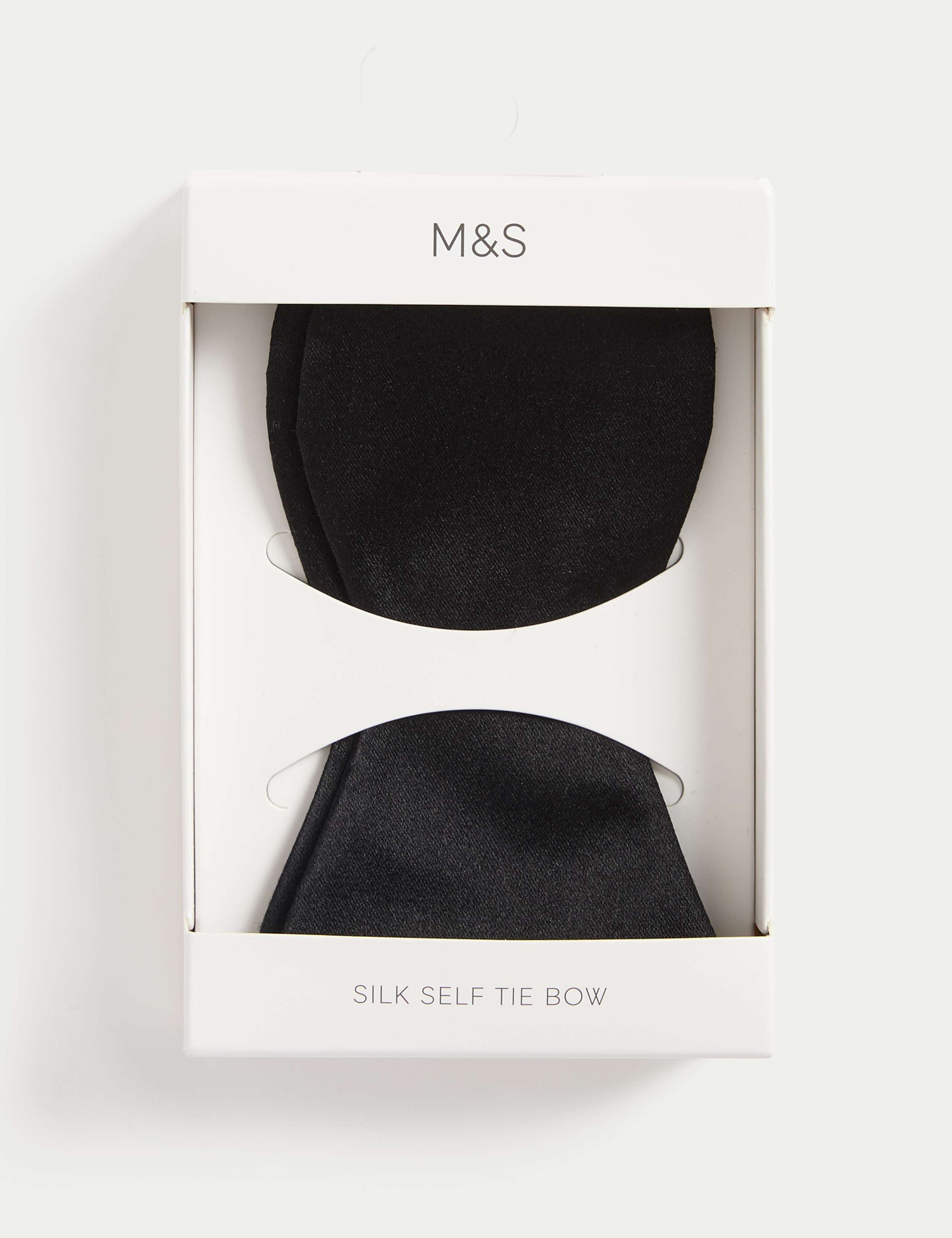 Pure Silk Self Bow Tie 3 of 4