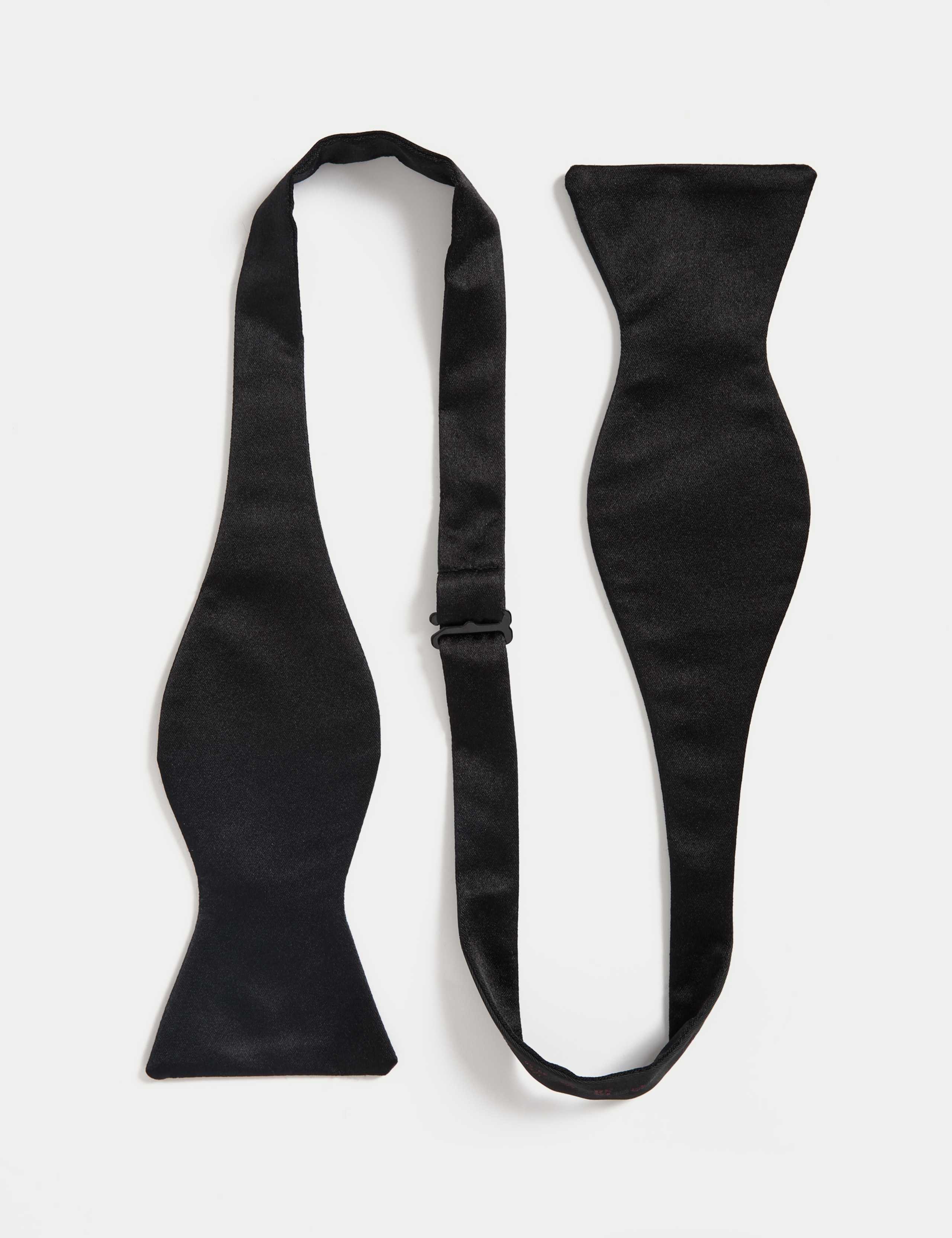 Pure Silk Self Bow Tie 2 of 4