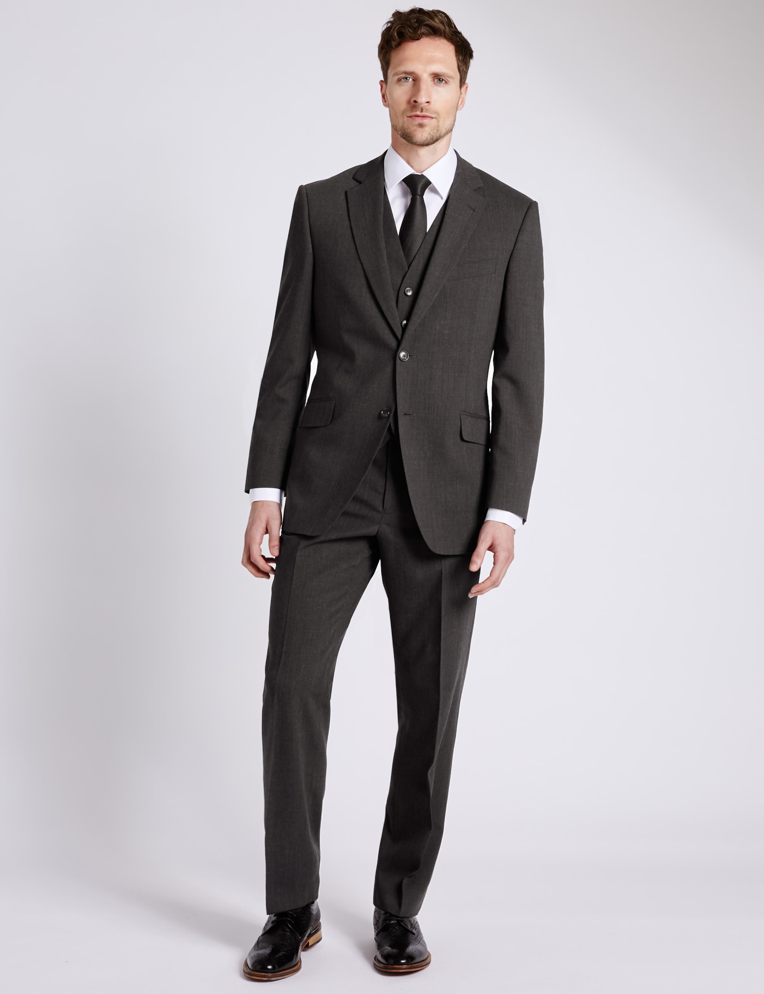 Charcoal Regular Fit Jacket 1 of 7