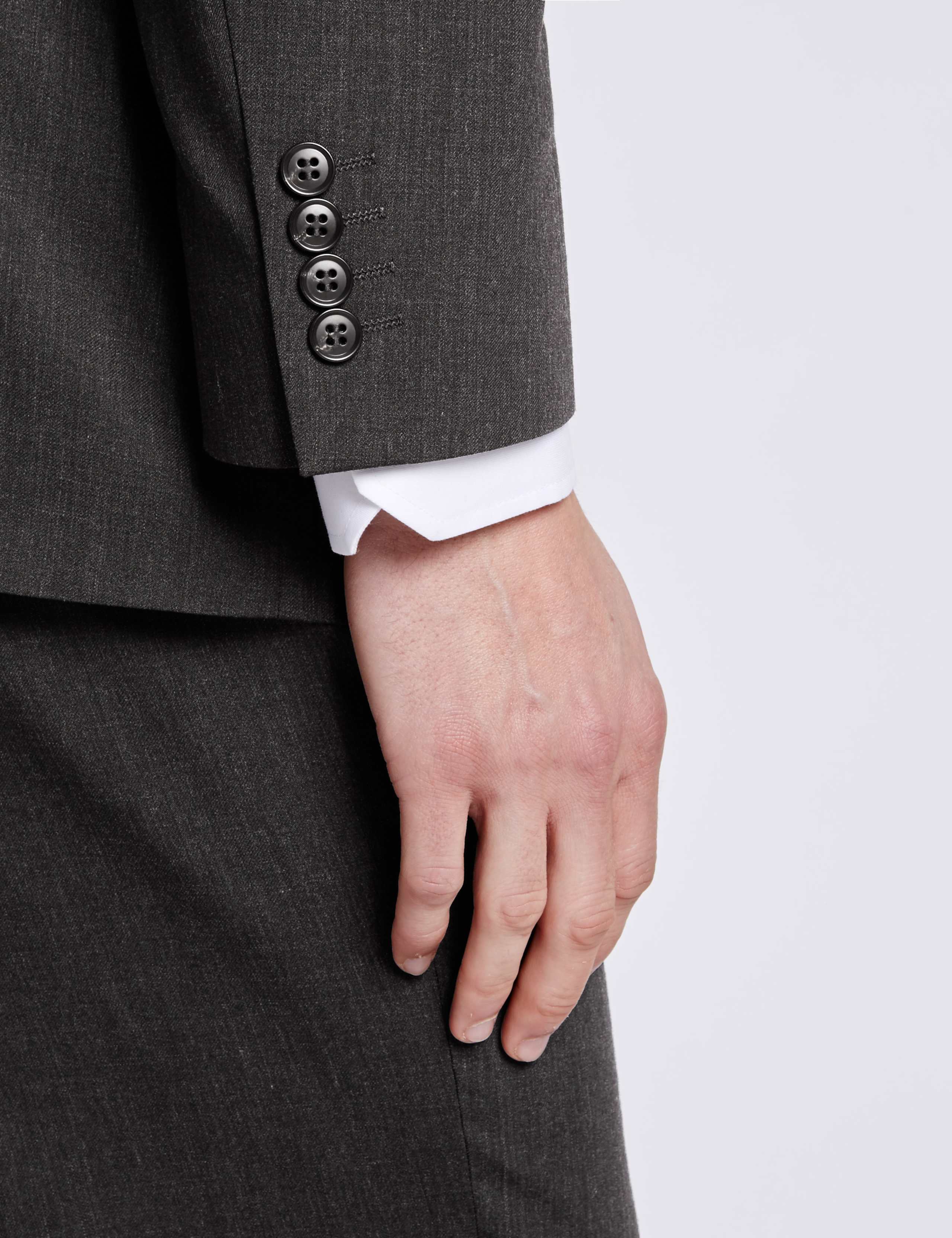 Charcoal Regular Fit Jacket 5 of 7