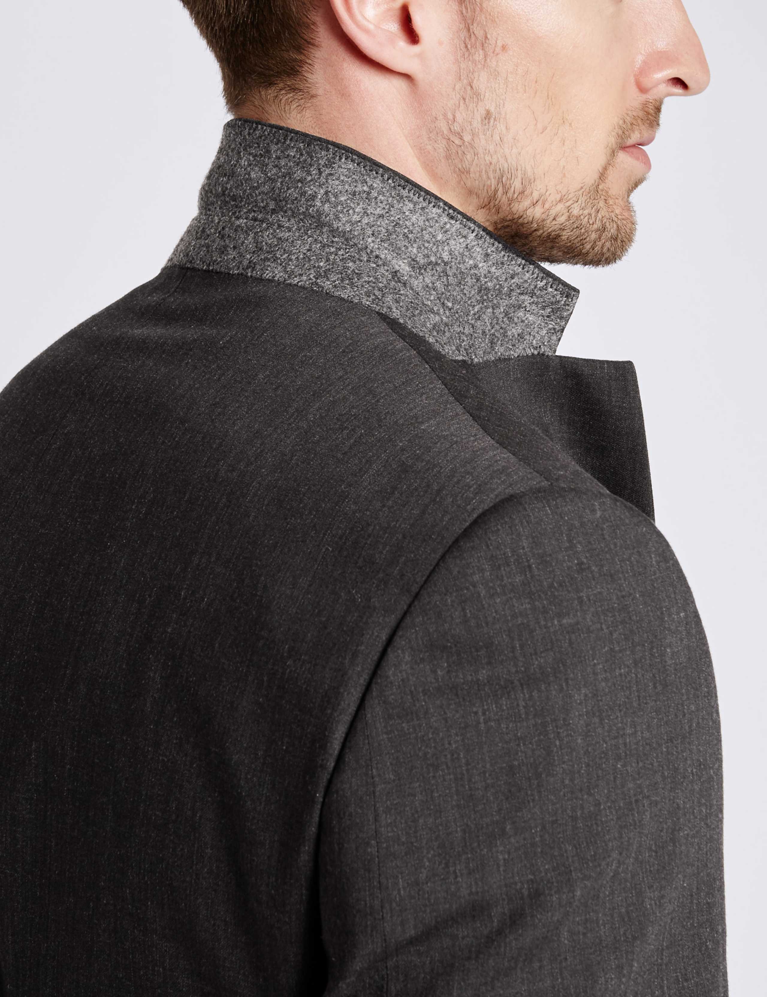 Charcoal Regular Fit Jacket 6 of 7