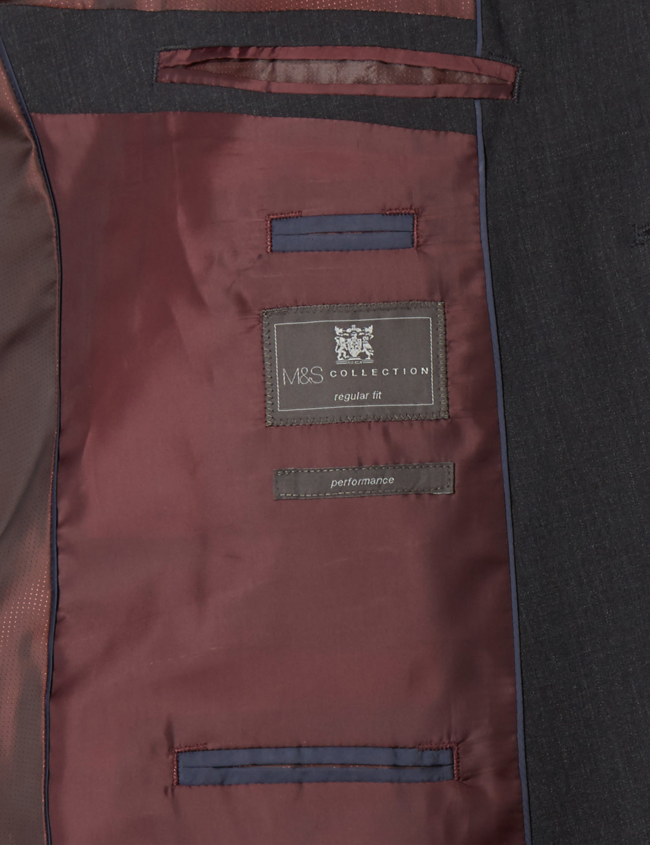 Charcoal Regular Fit Jacket 7 of 7