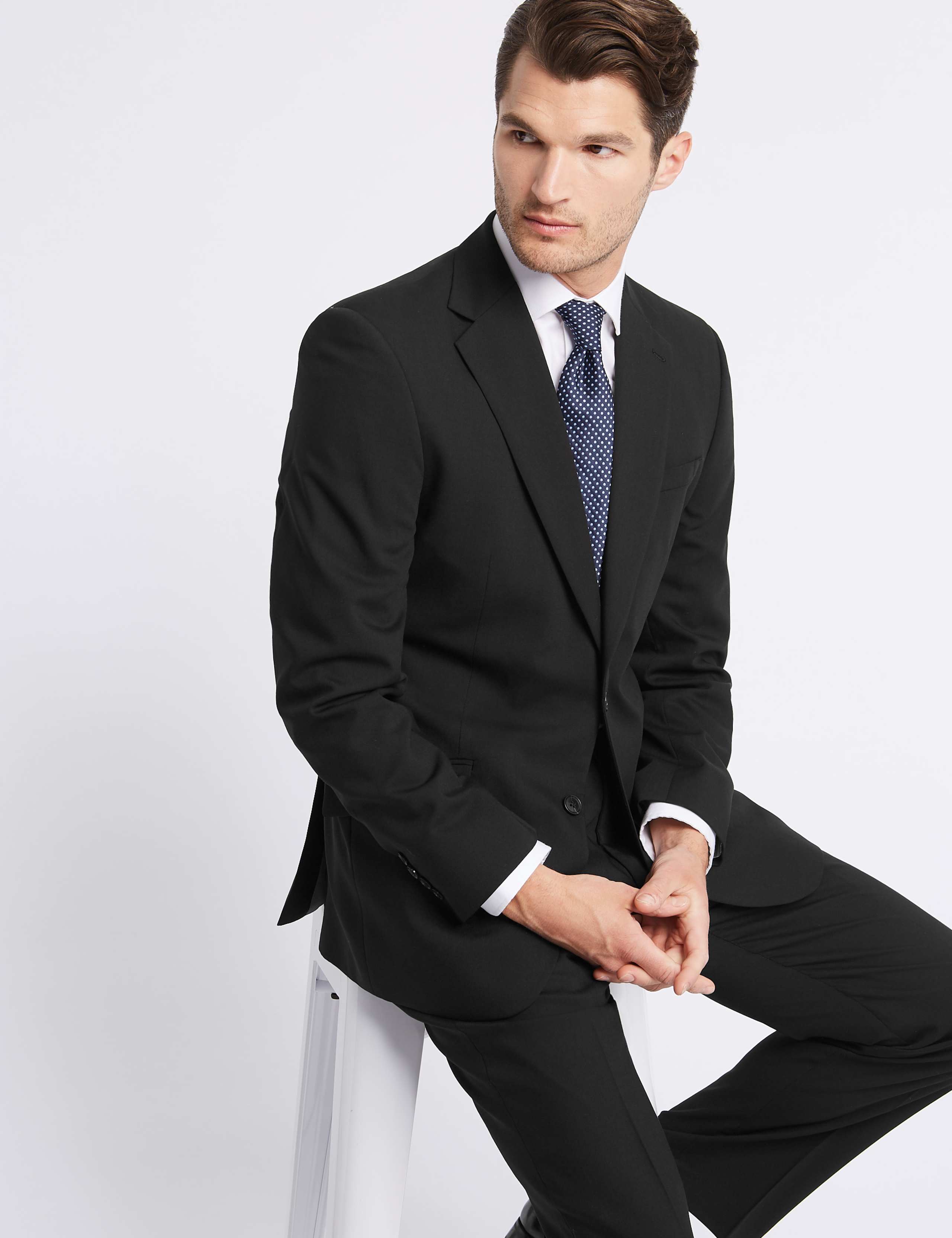 Big & Tall Black Regular Fit Jacket 3 of 8