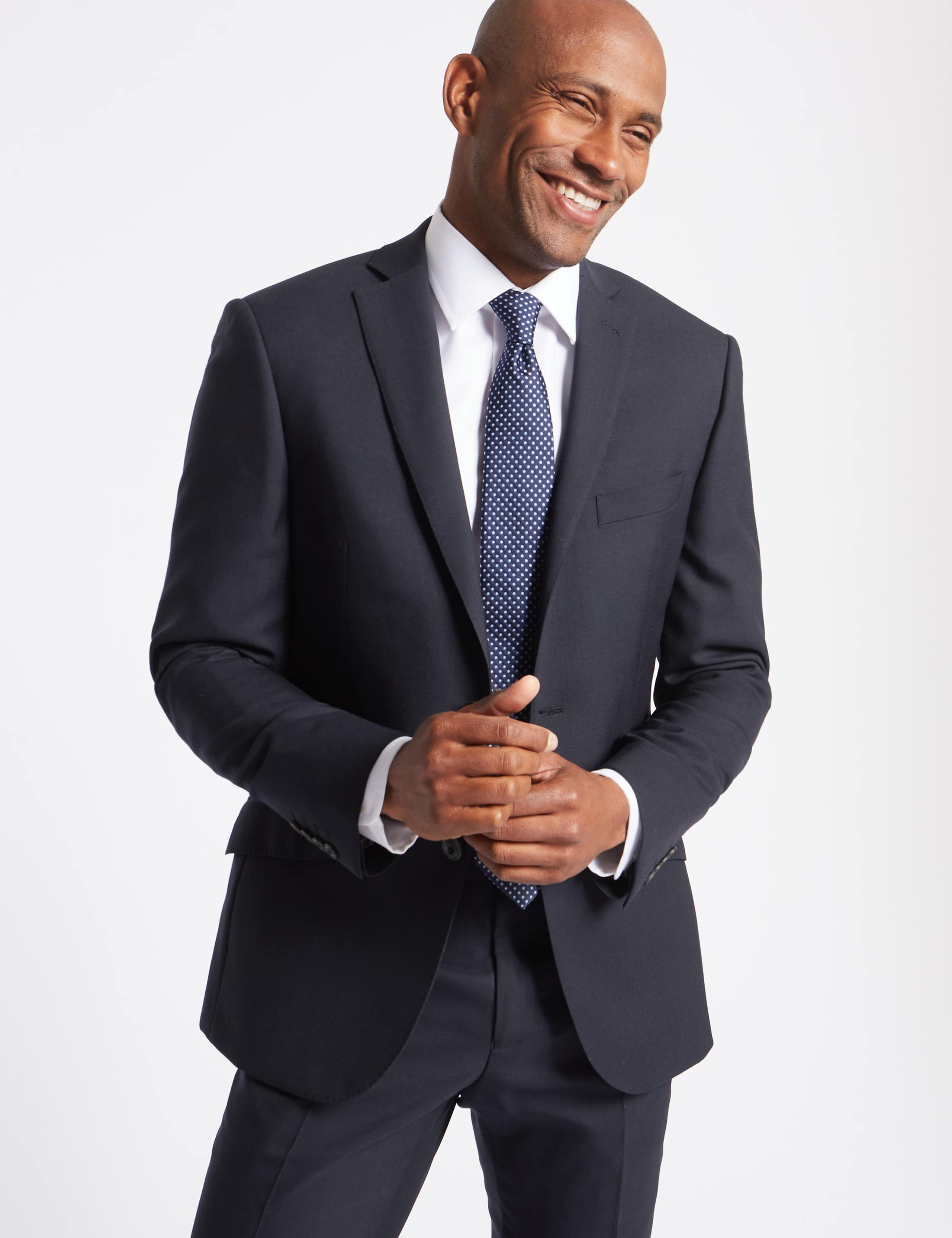 Big & Tall Navy Slim Fit Wool Jacket 4 of 9