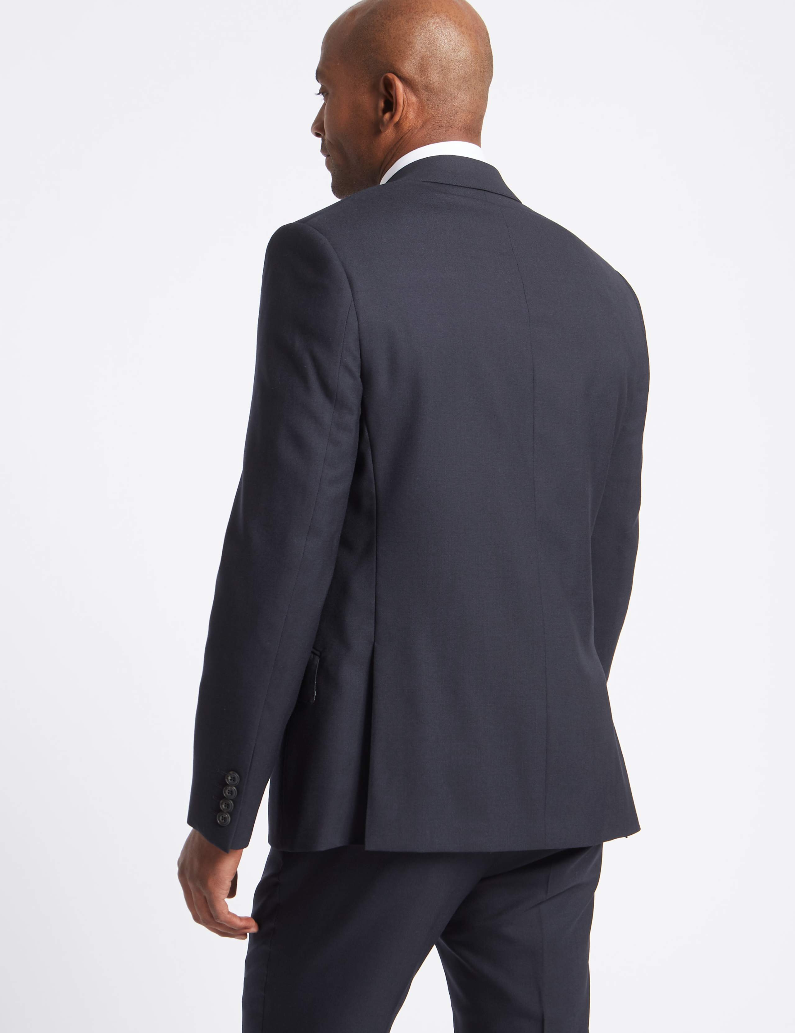 Big & Tall Navy Slim Fit Wool Jacket 5 of 9