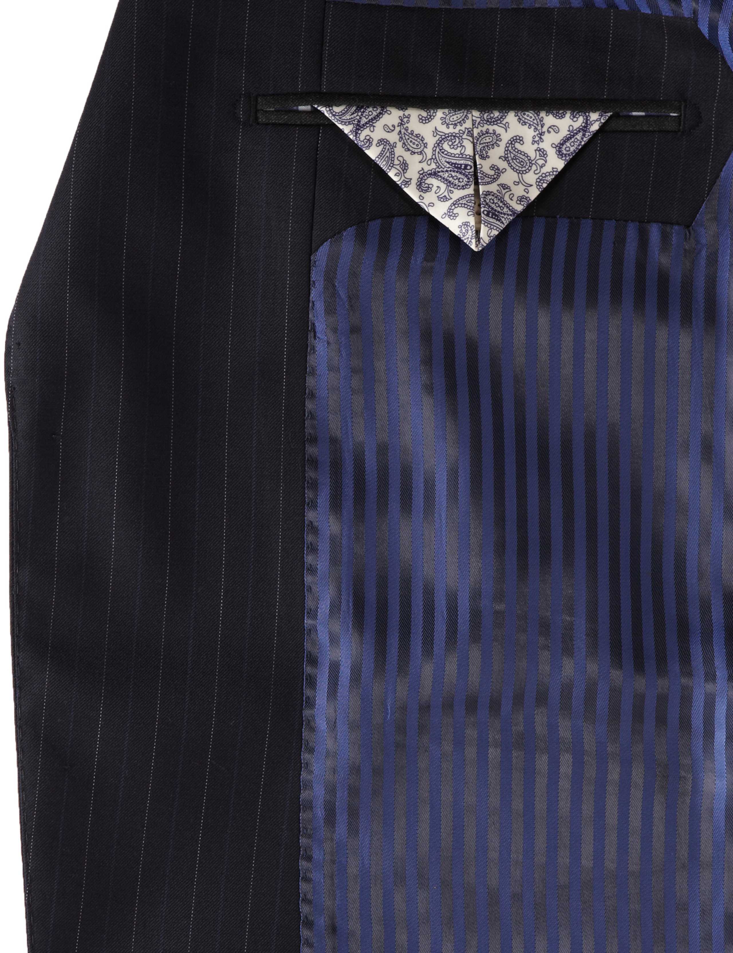 Pure New Wool 2 Button Pinstriped Jacket 9 of 9