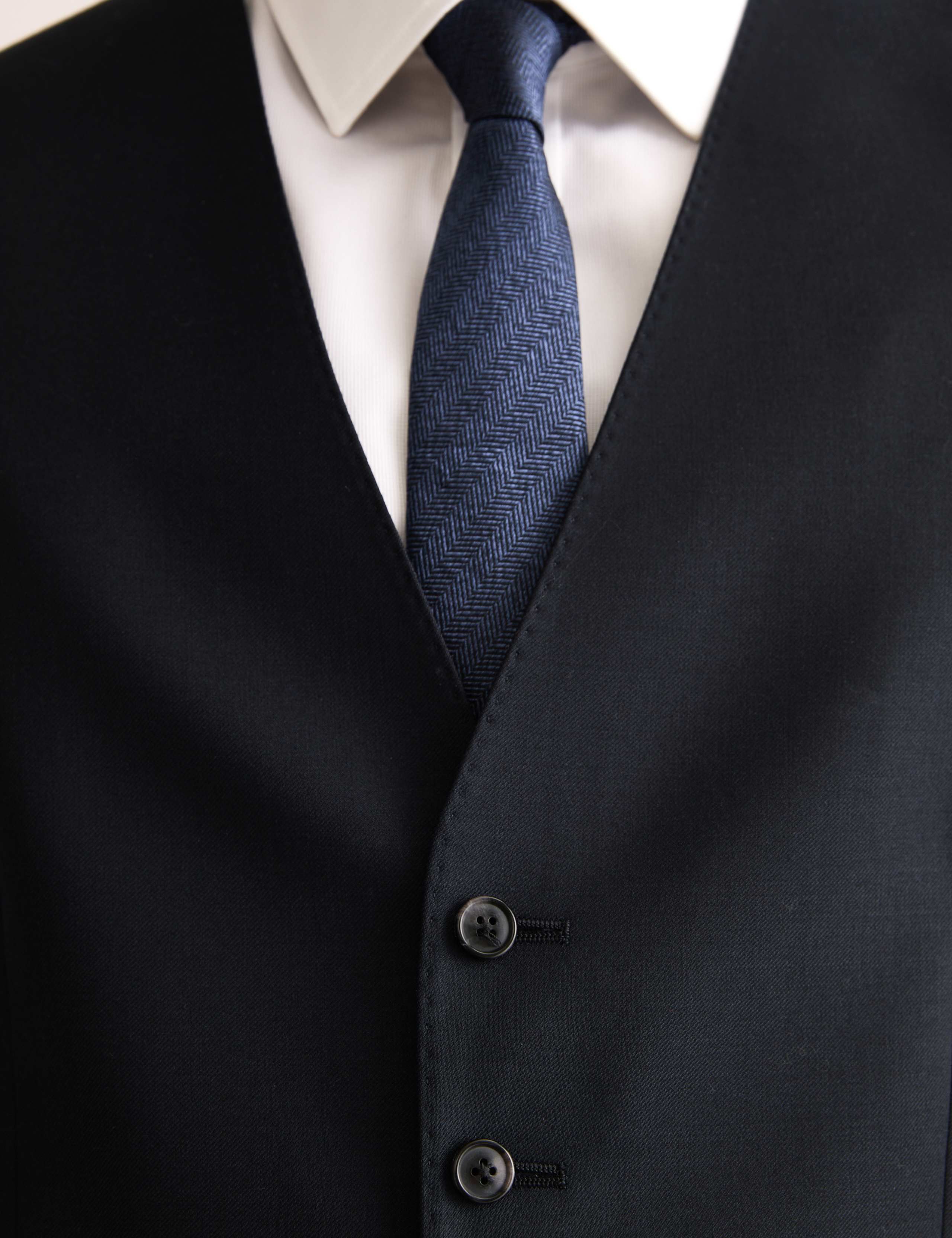 Tailored Fit Pure Wool Twill Waistcoat 4 of 6