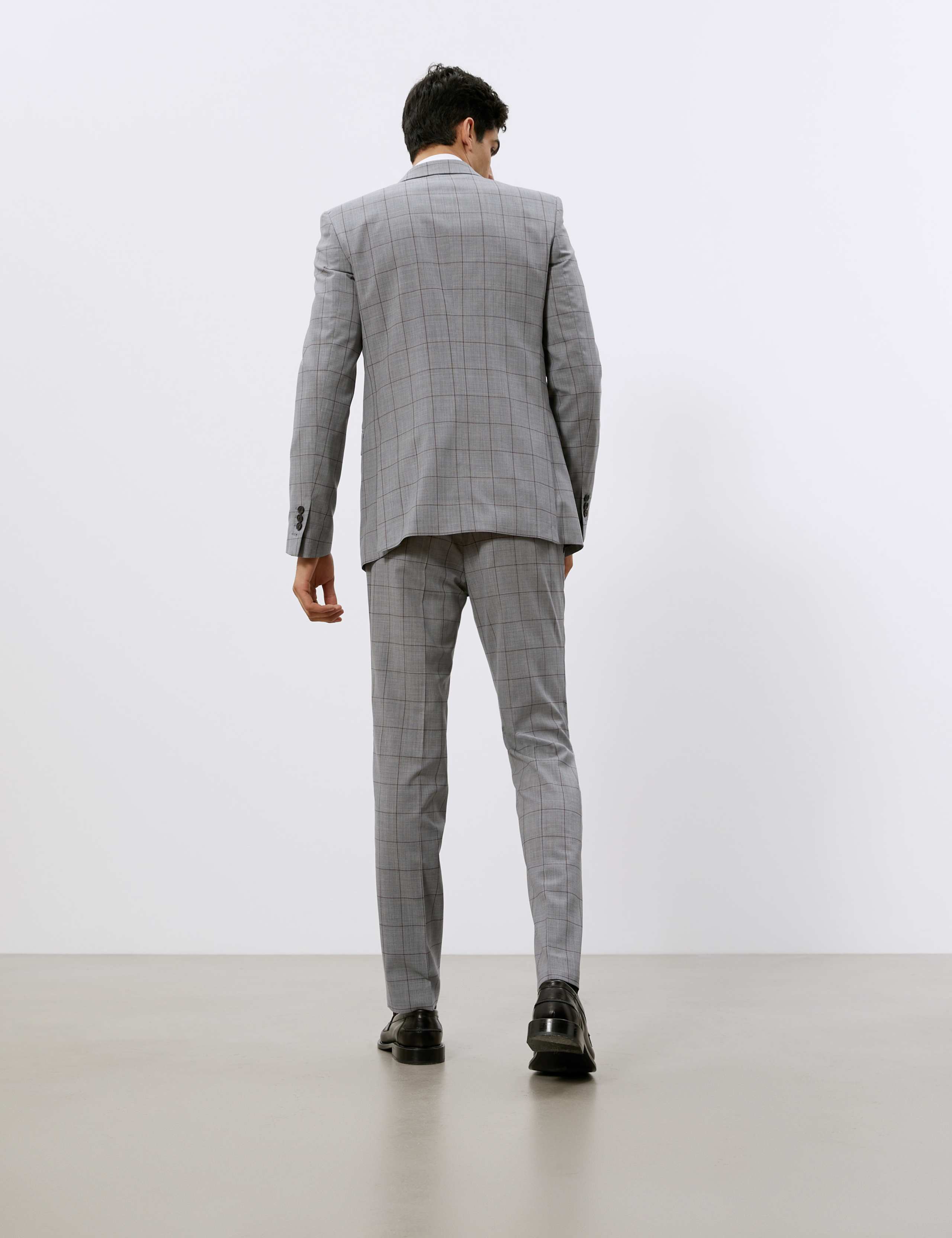 Slim Fit Pure Wool Check Jacket 5 of 6
