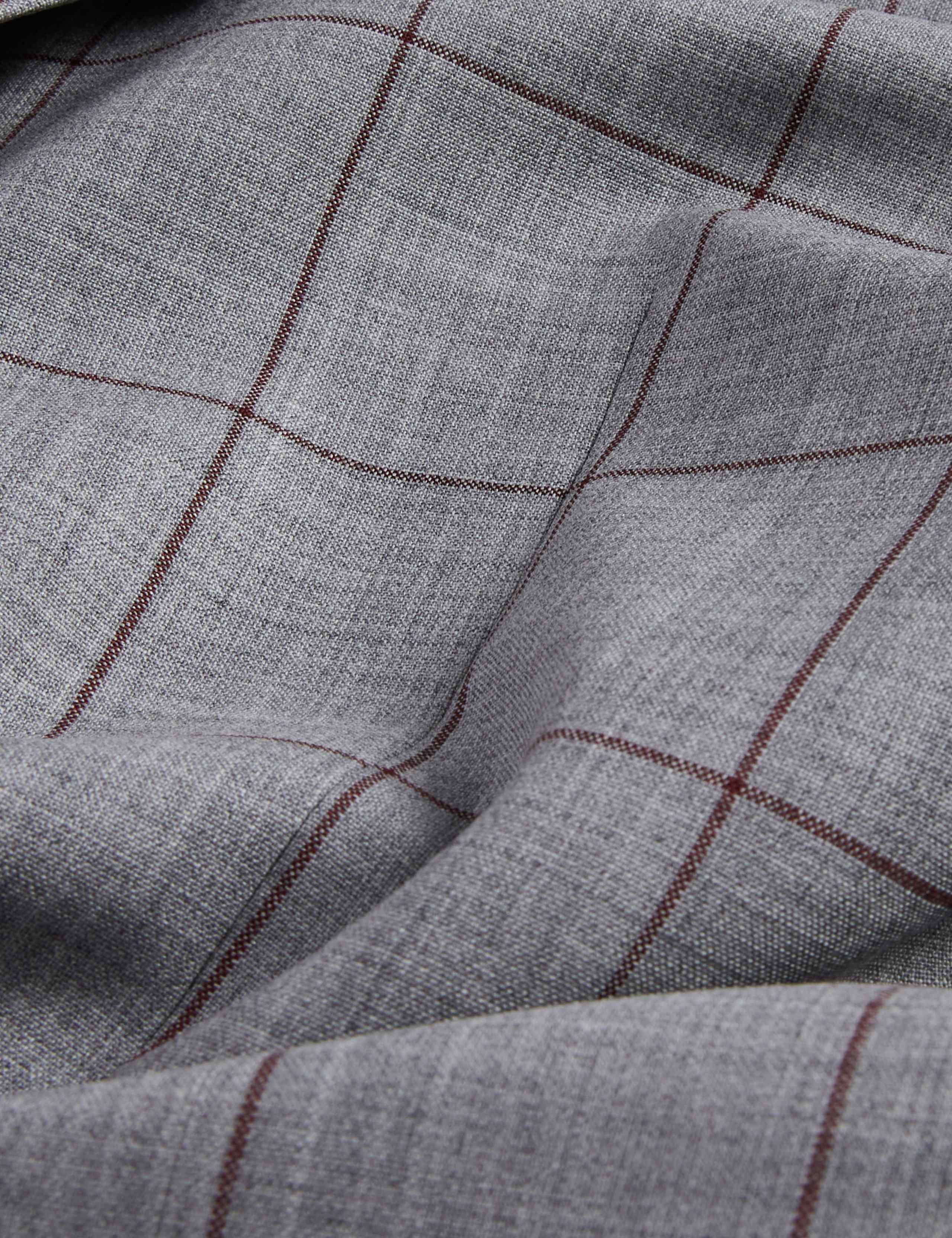 Slim Fit Pure Wool Check Jacket 6 of 6