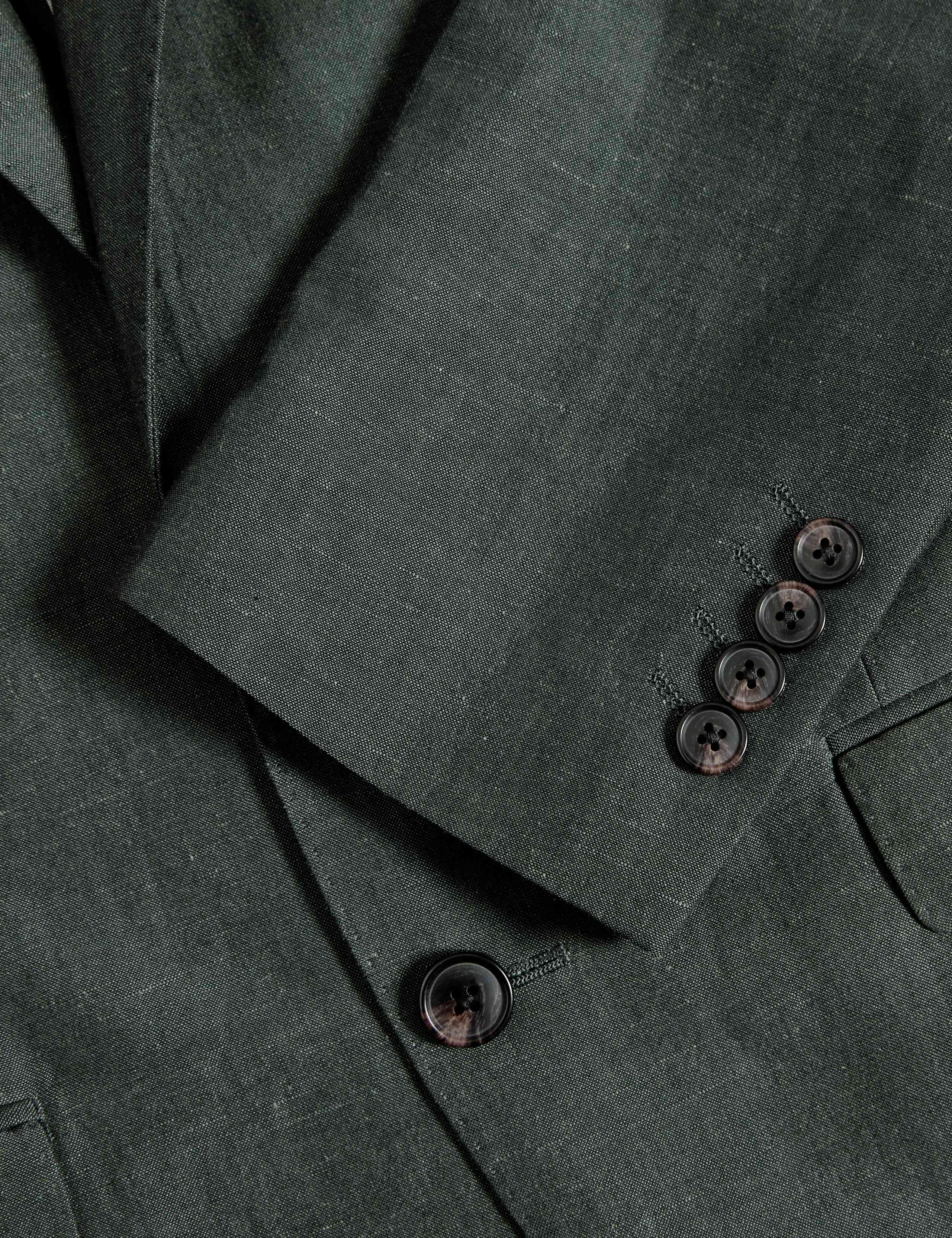 Tailored Fit Wool Linen Blend Suit Jacket 3 of 8
