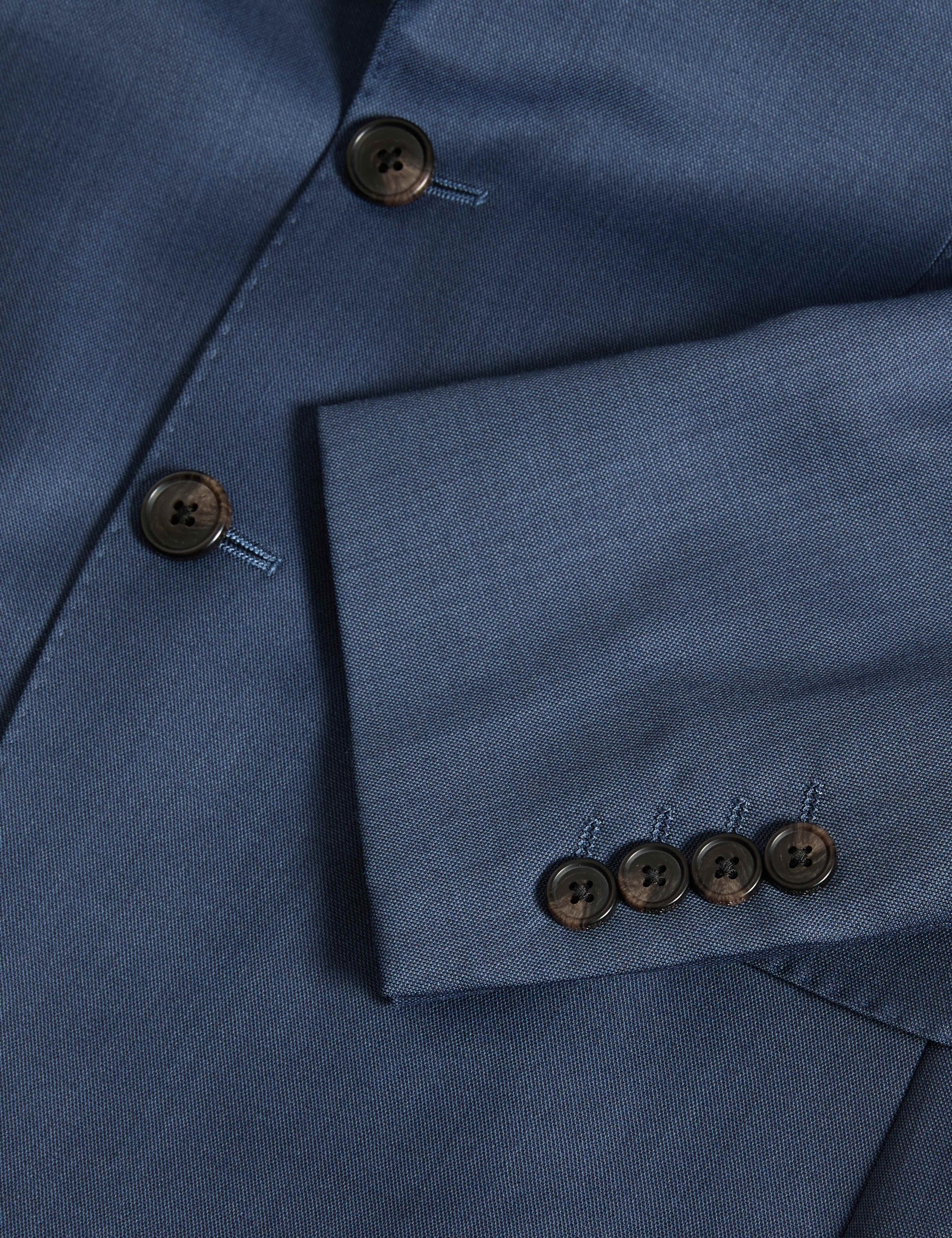 Tailored Fit Italian Wool Sharkskin Jacket 3 of 9