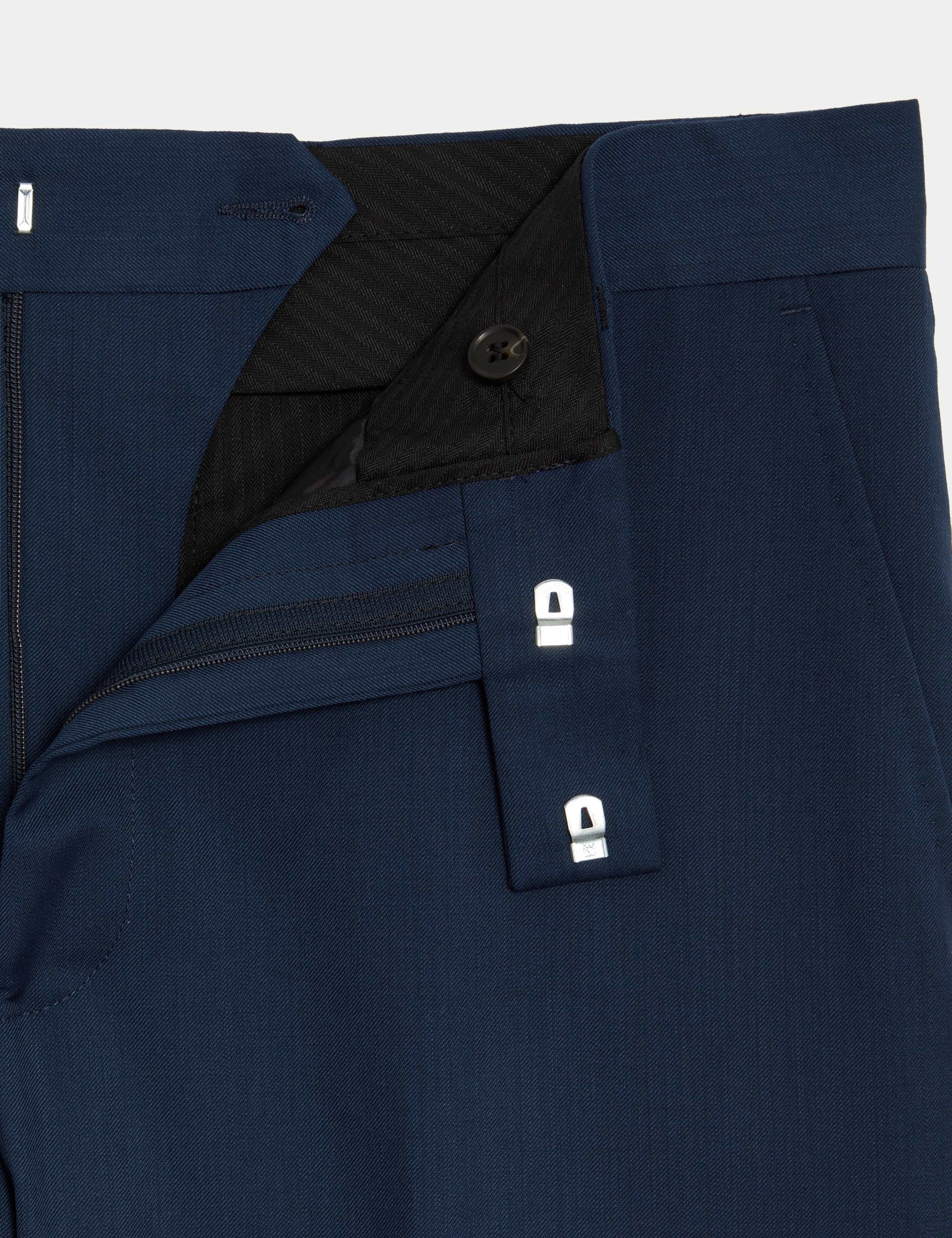 Tailored Fit Pure Wool Twill Trousers 2 of 3