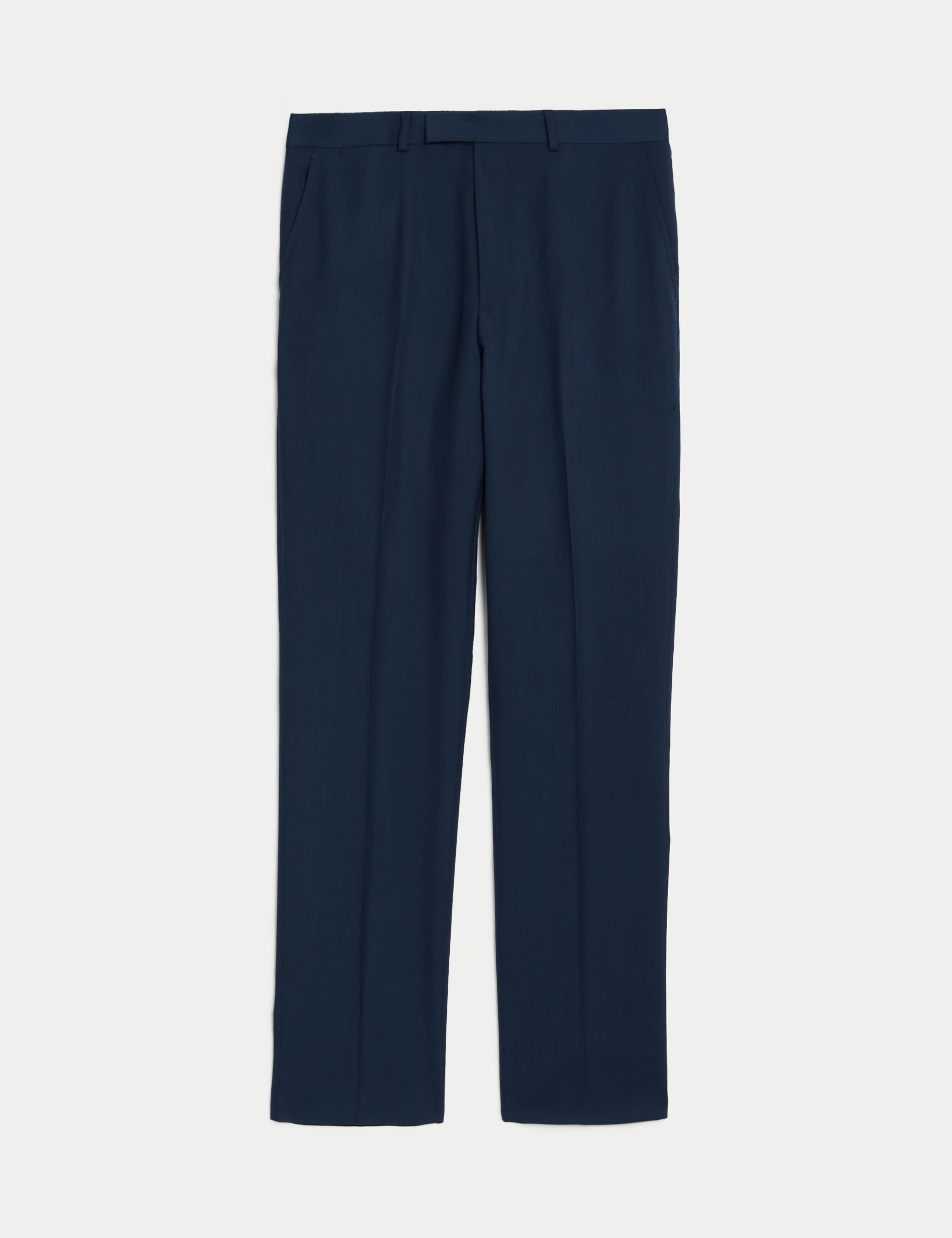 Tailored Fit Pure Wool Twill Trousers 1 of 3