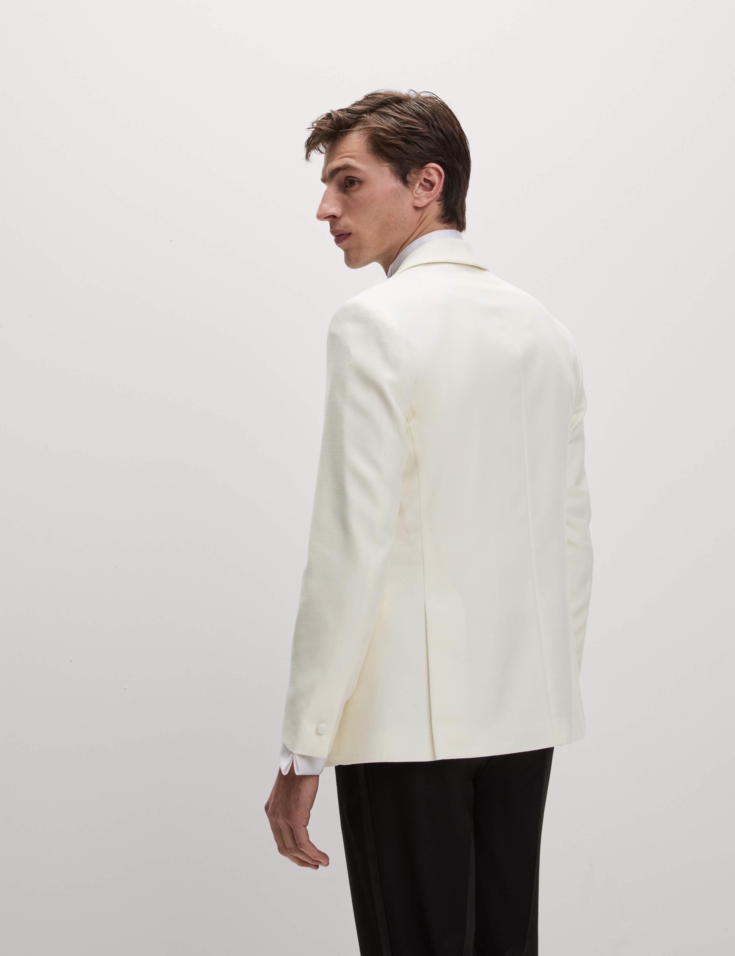 Wool Rich Shawl Lapel Dinner Tuxedo Jacket 6 of 6