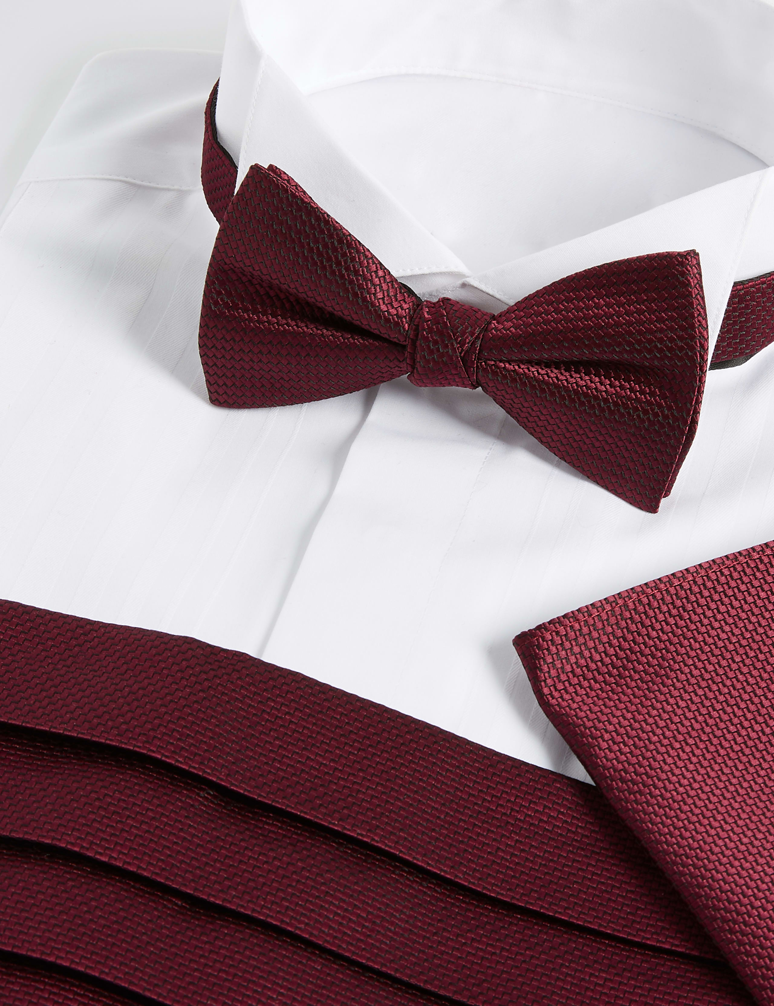 3 Piece Bow Tie, Cummerbunds & Pocket Square Set 2 of 6