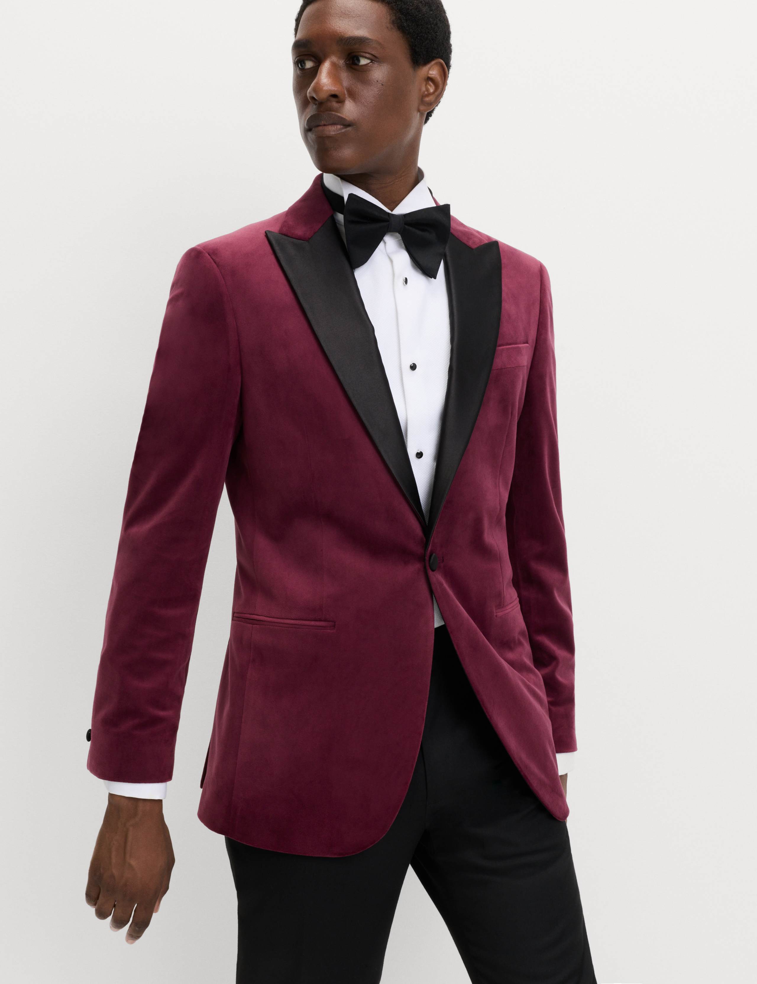 Tailored Fit Velvet Tuxedo Jacket 3 of 7
