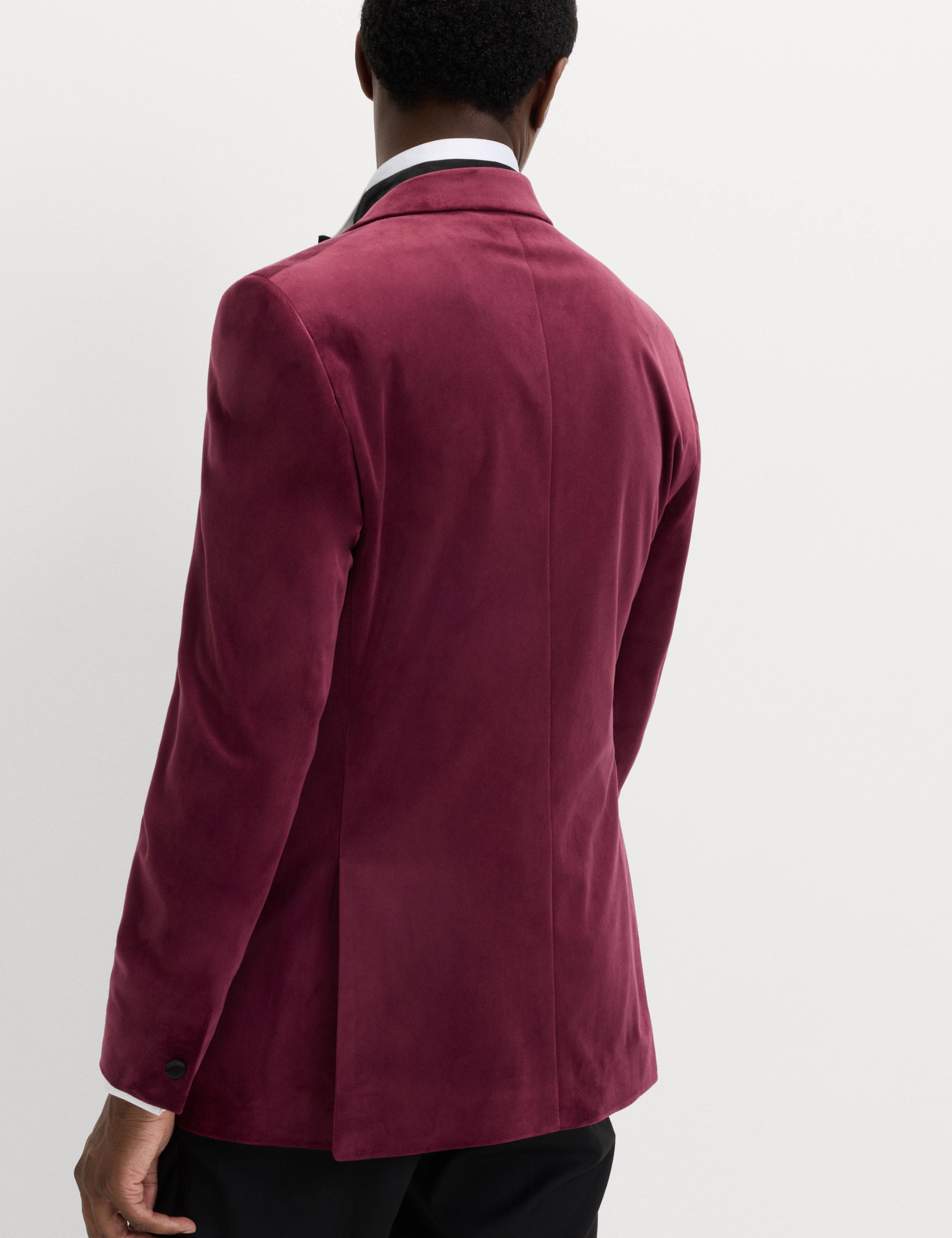 Tailored Fit Velvet Tuxedo Jacket 7 of 7