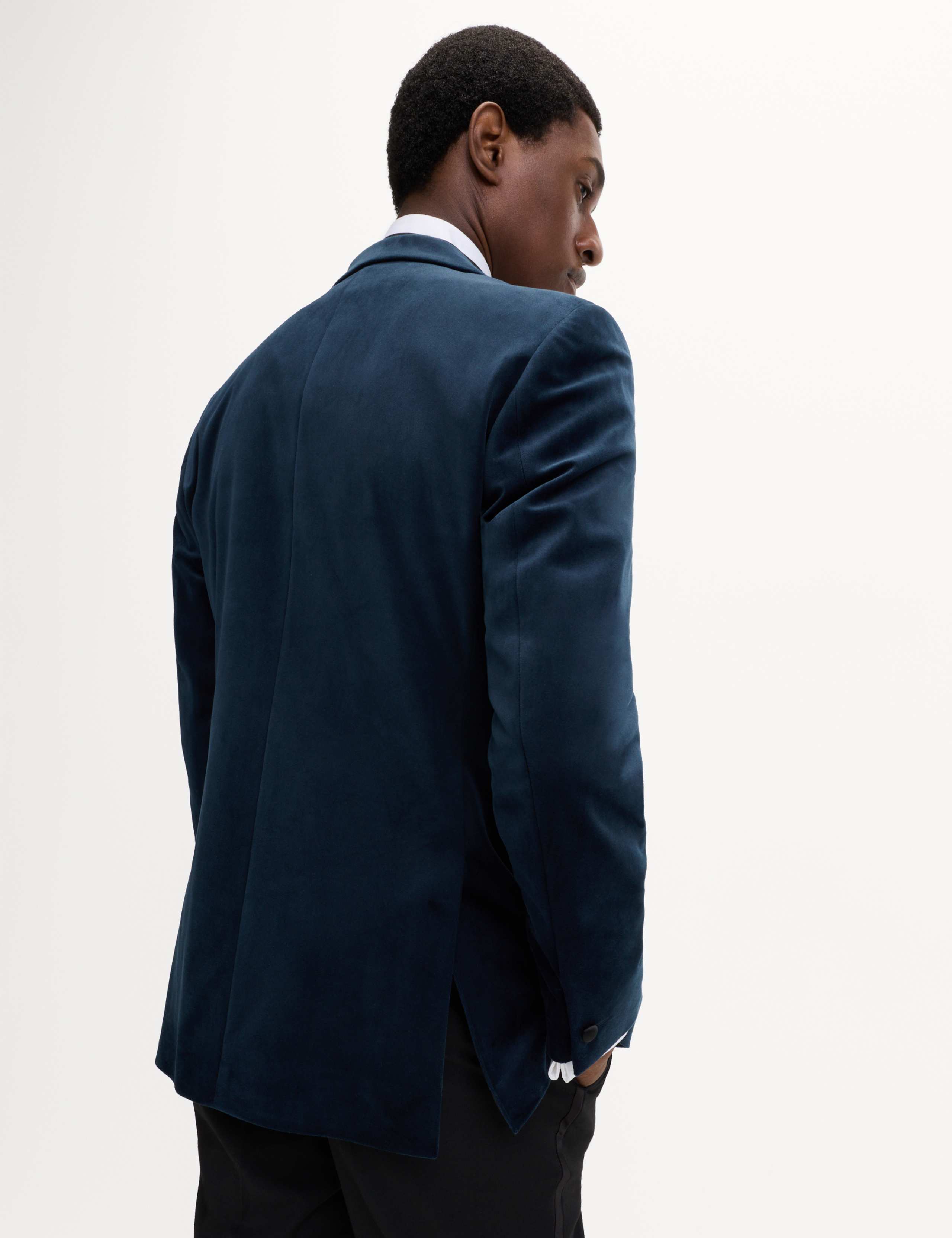 Tailored Fit Velvet Tuxedo Jacket 4 of 6