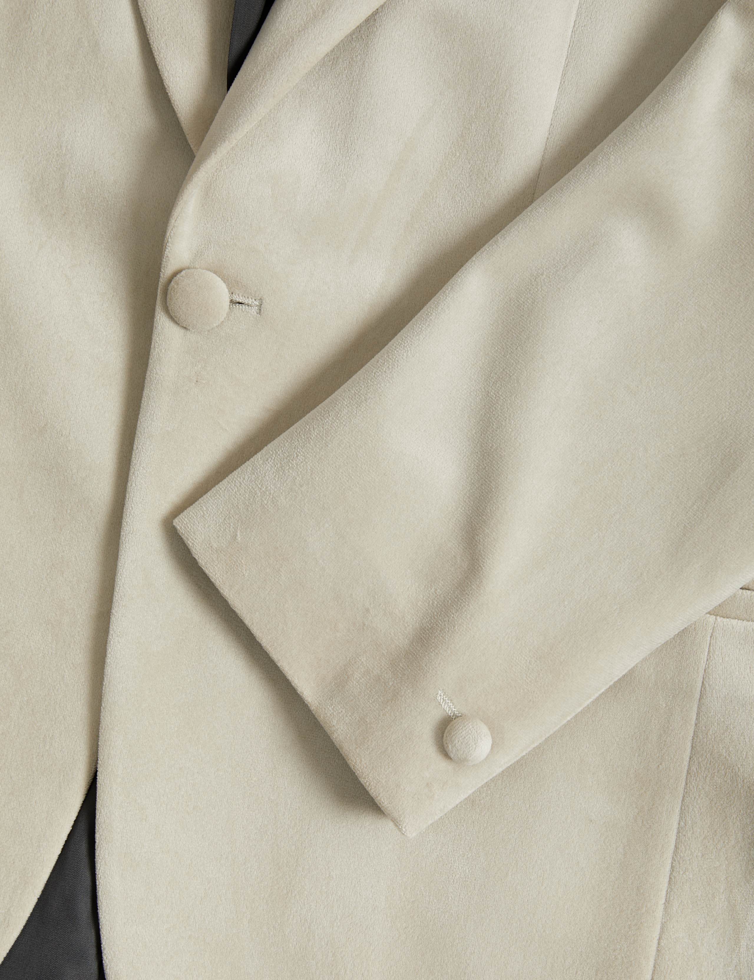 Slim Fit Velvet Jacket 3 of 8