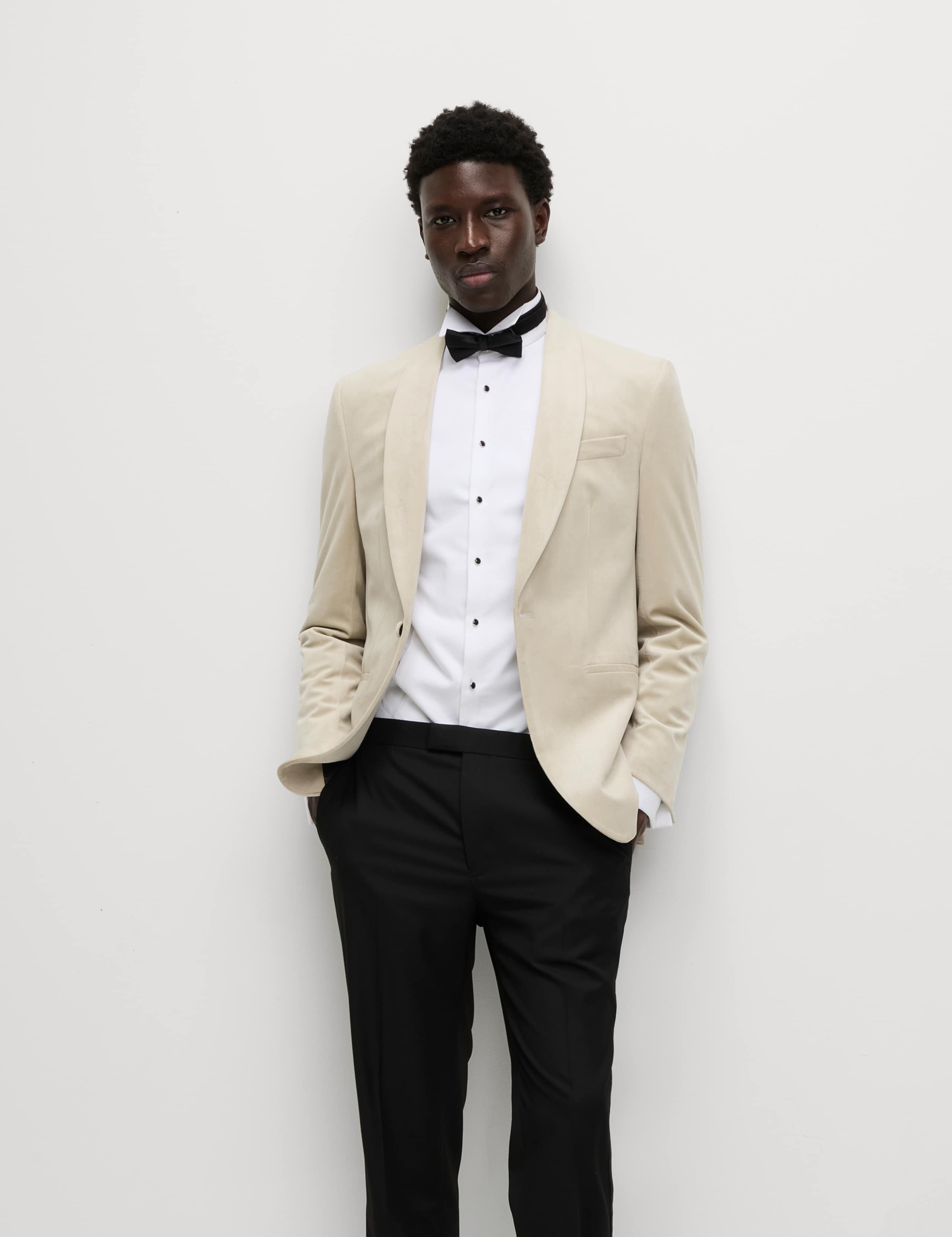 Slim Fit Velvet Jacket 5 of 8