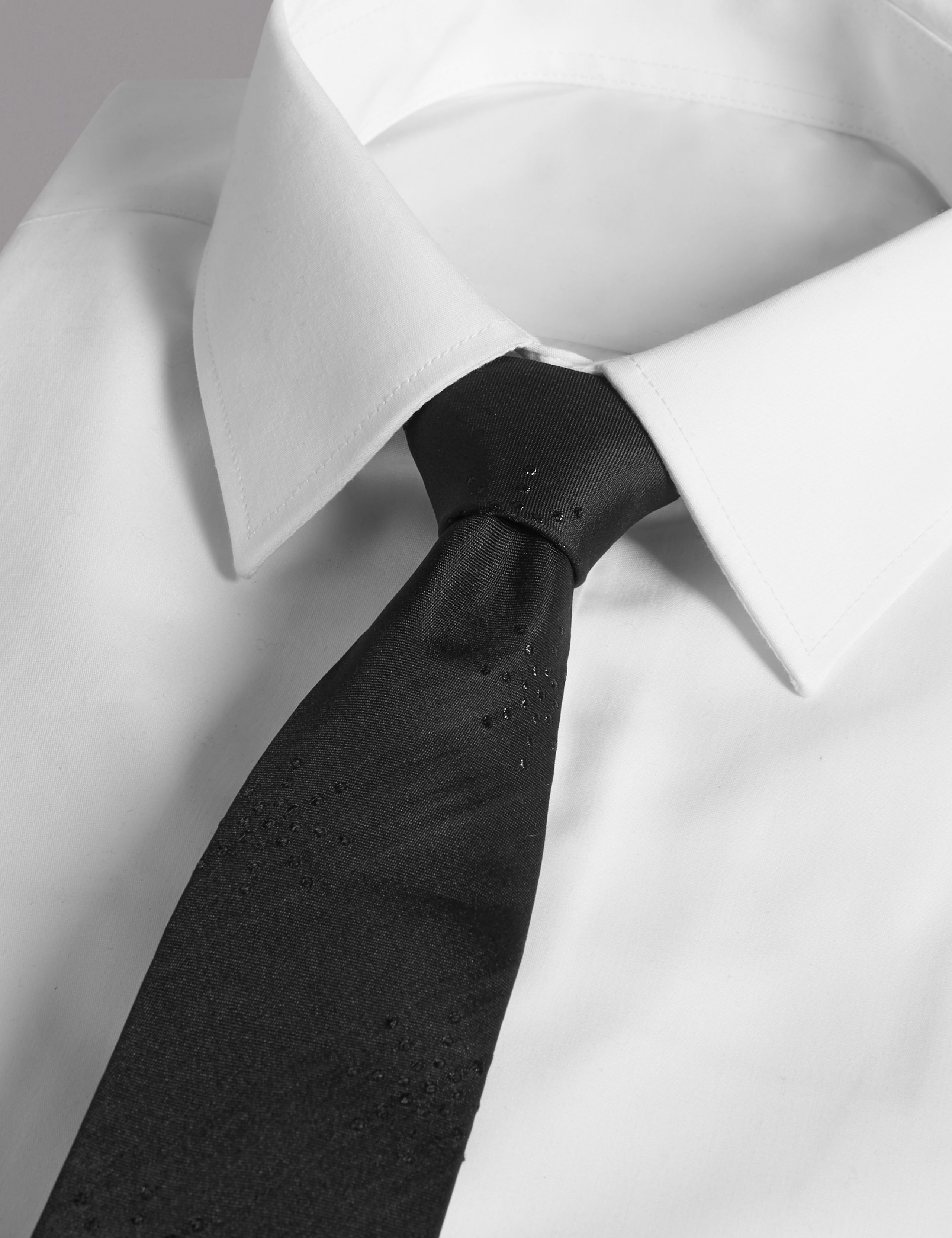 Textured Tie MADE WITH SWAROVSKI® ELEMENTS 2 of 3