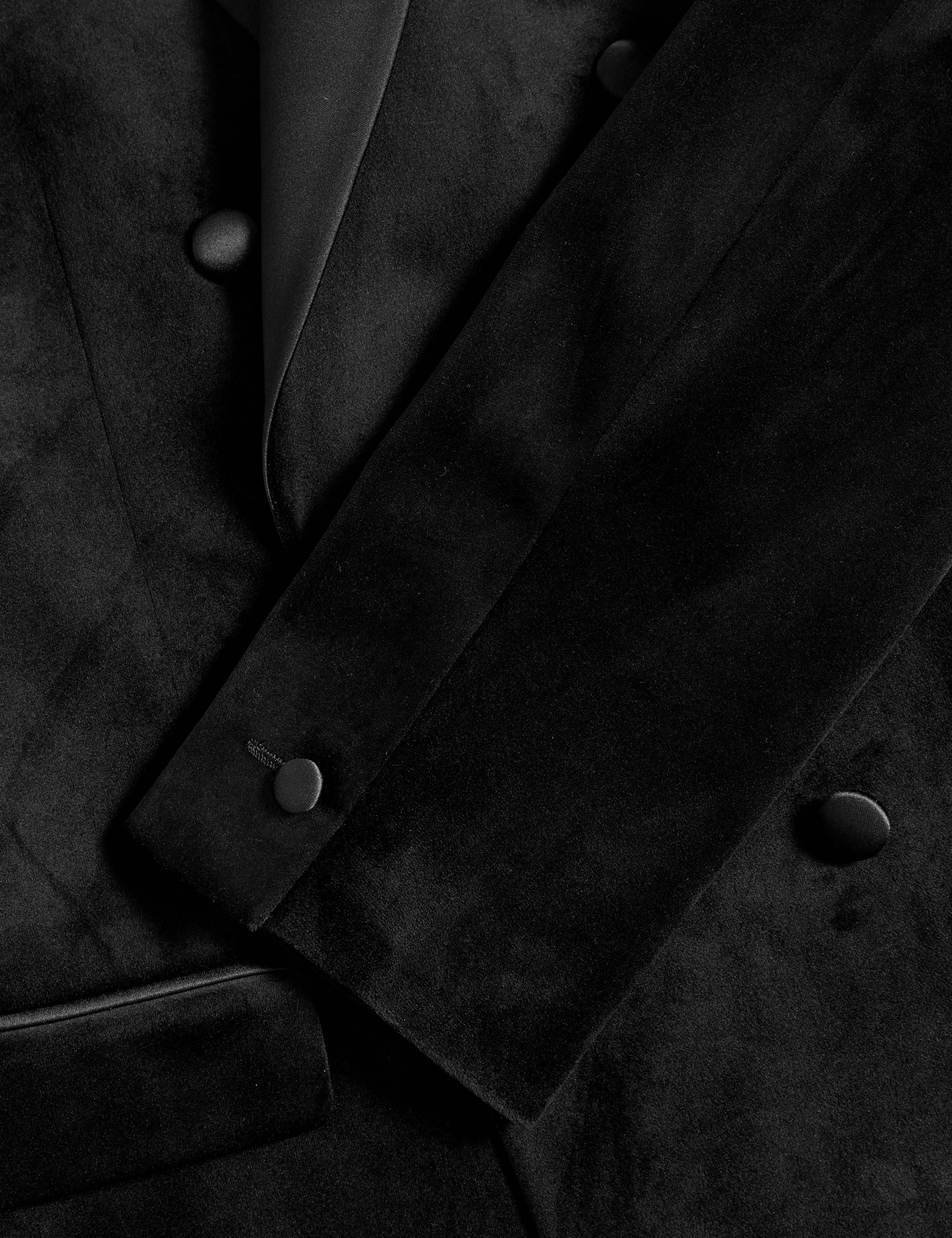 Tailored Fit Velvet Suit Jacket 7 of 7