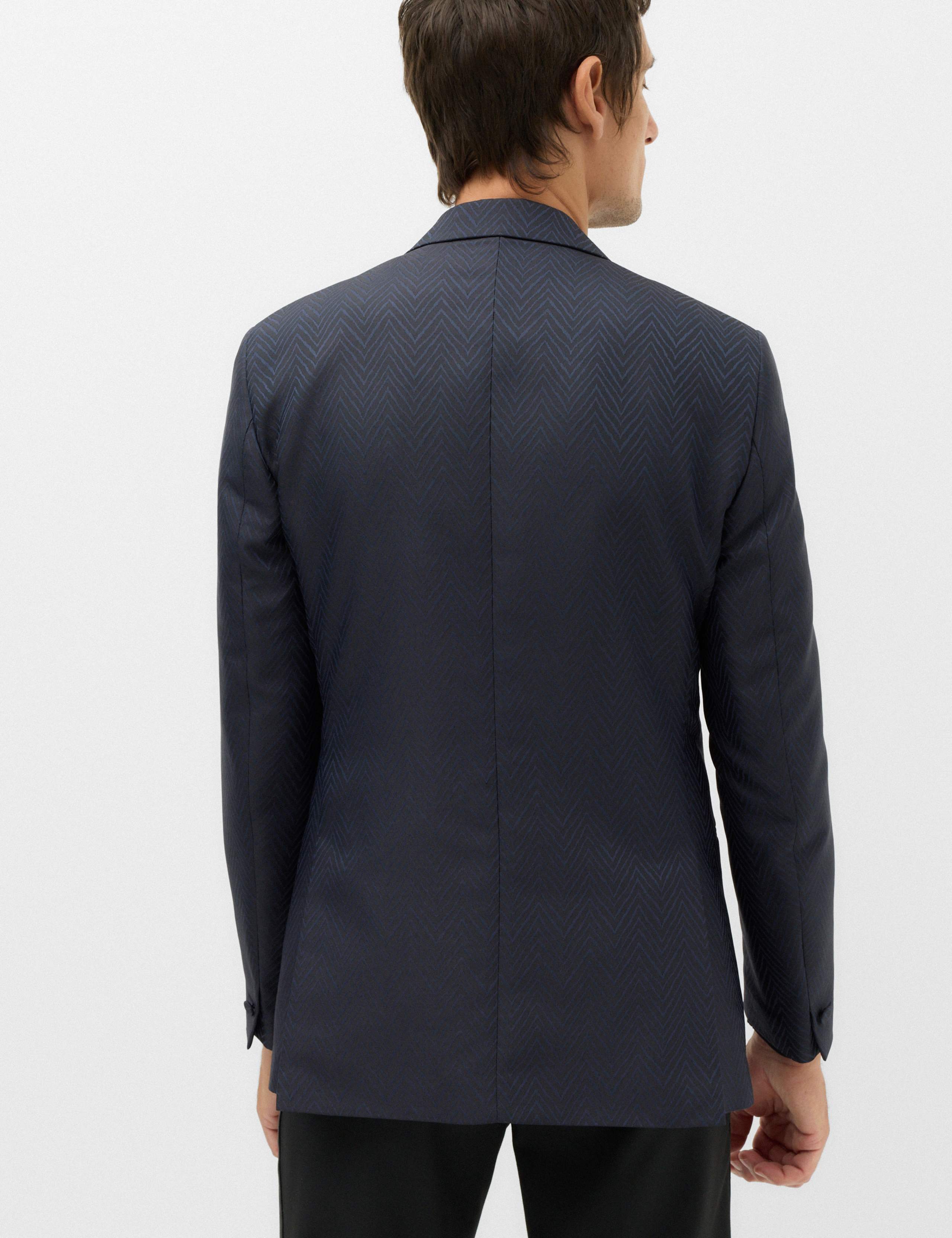 Zig Zag Jacquard Pattern Evening Blazer 5 of 7