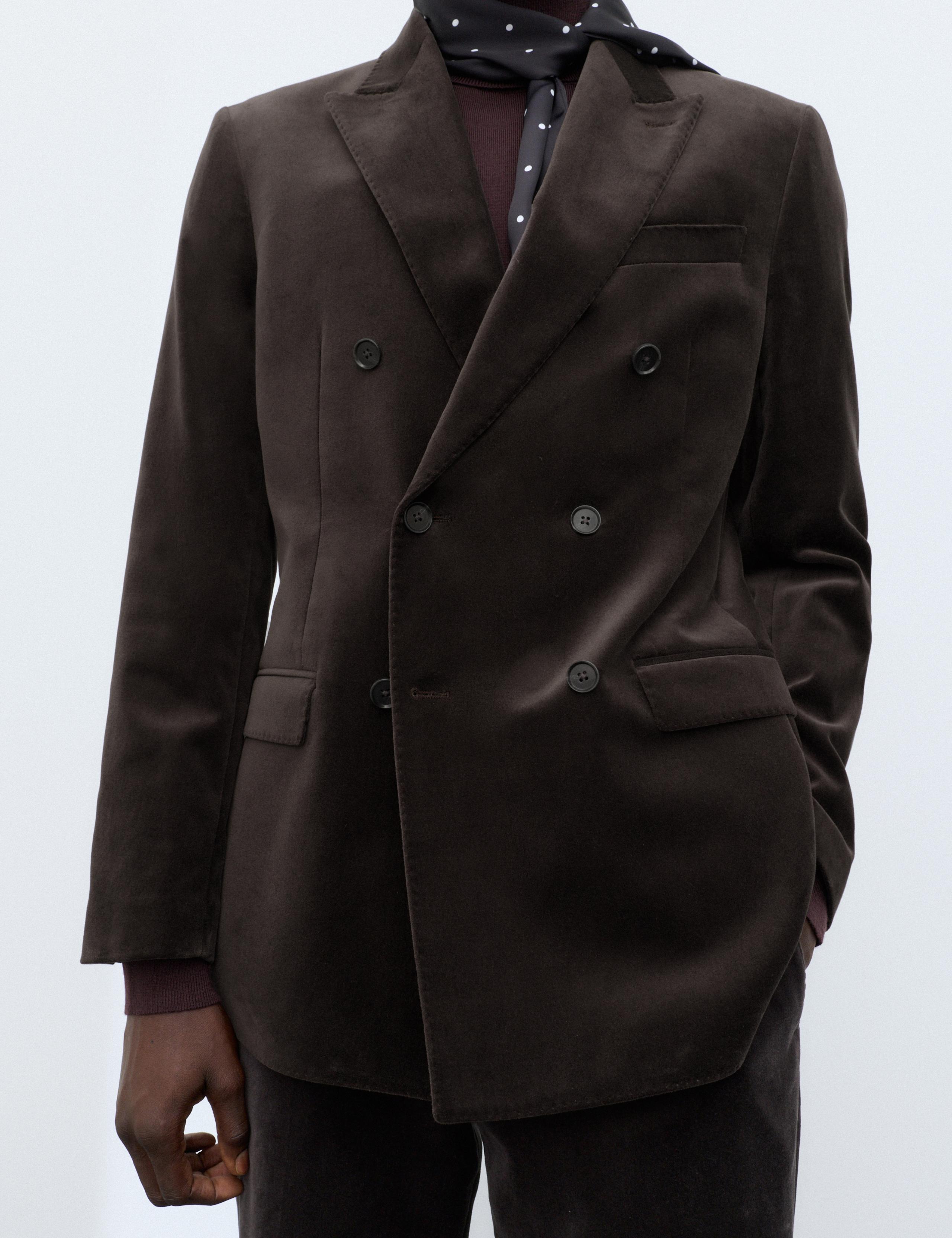 Cotton Rich Velvet Stretch Suit Jacket 6 of 7