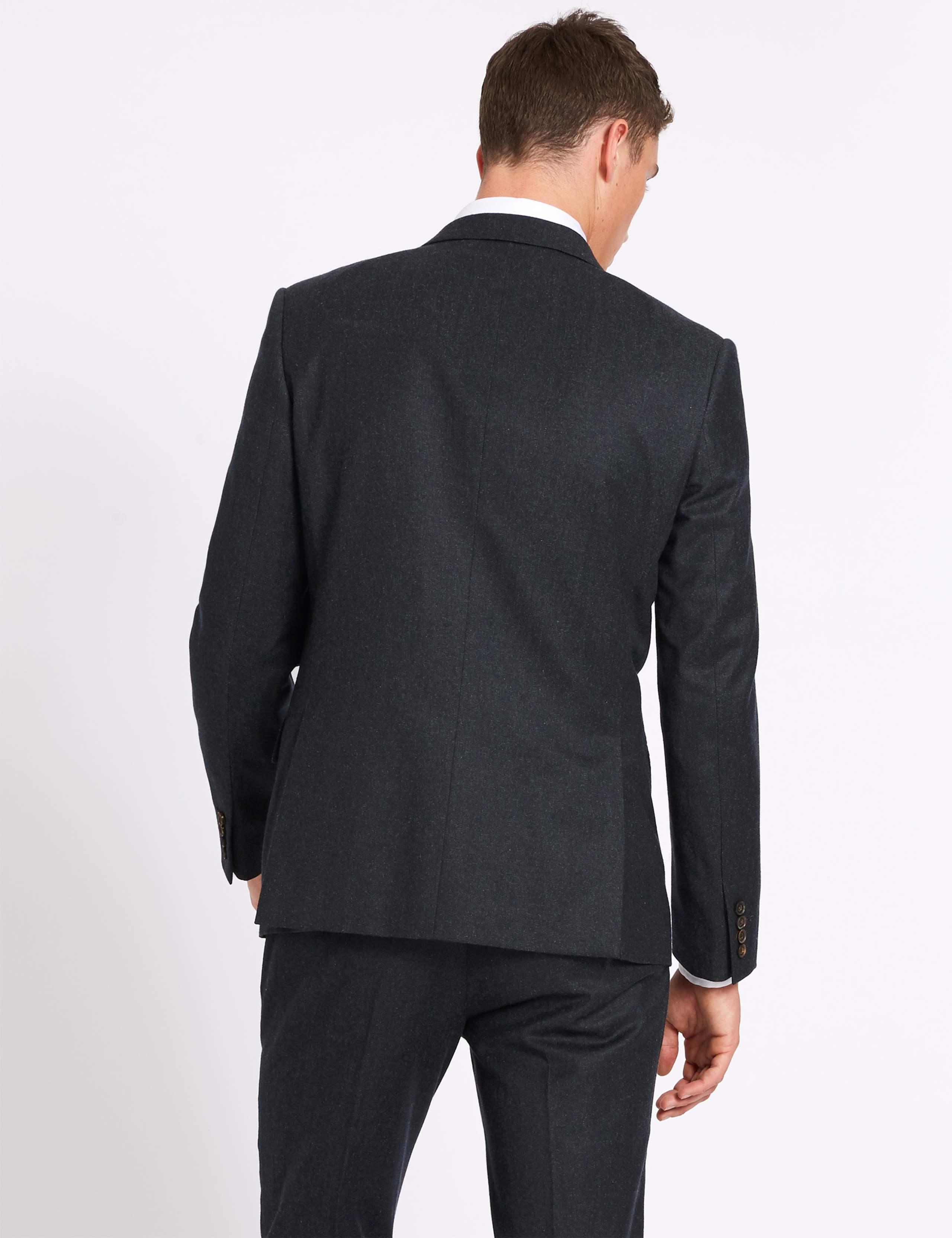 Tailored Fit Wool Blend Jacket 5 of 9