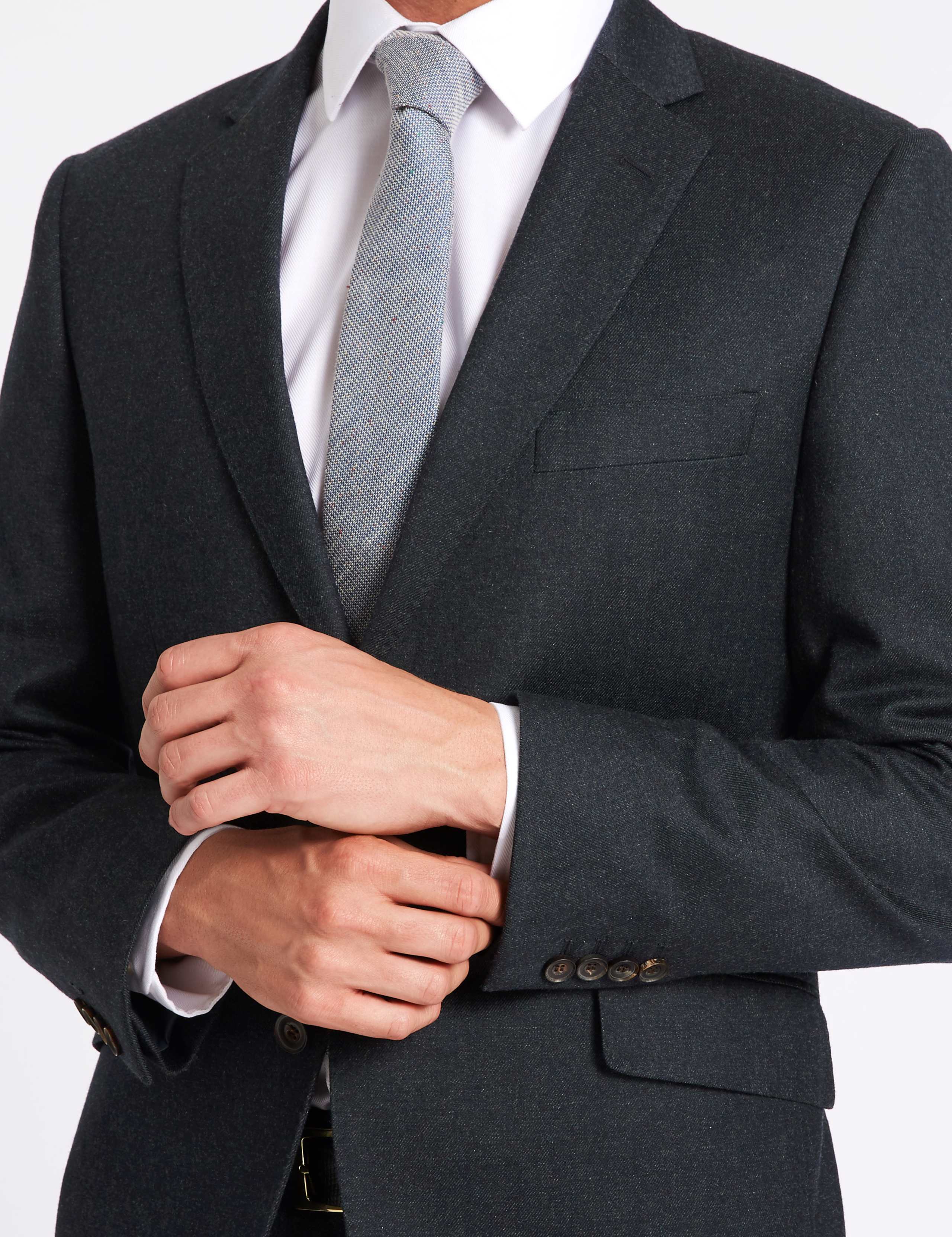 Tailored Fit Wool Blend Jacket 7 of 9