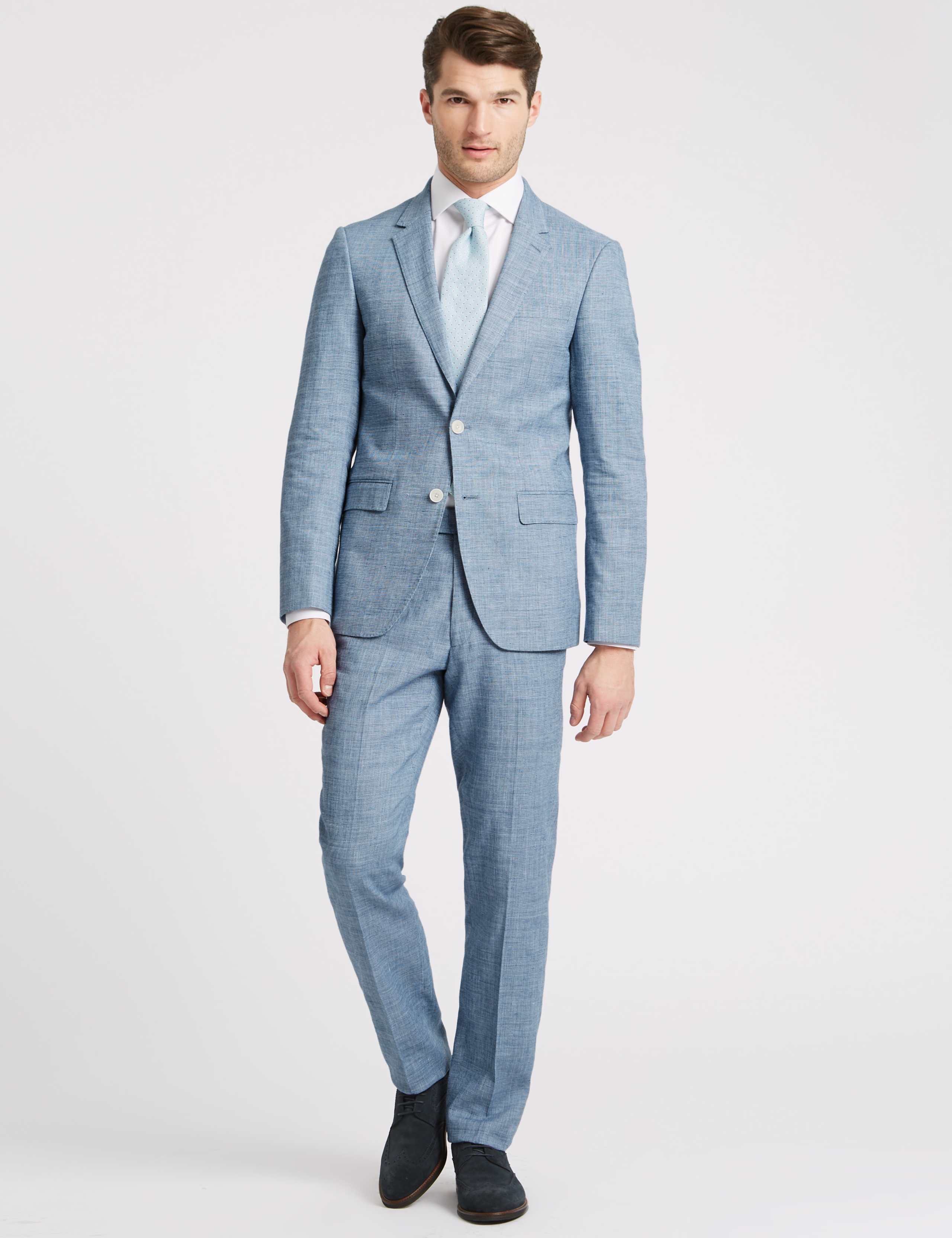 Linen Miracle Slim Fit Textured Jacket 1 of 8