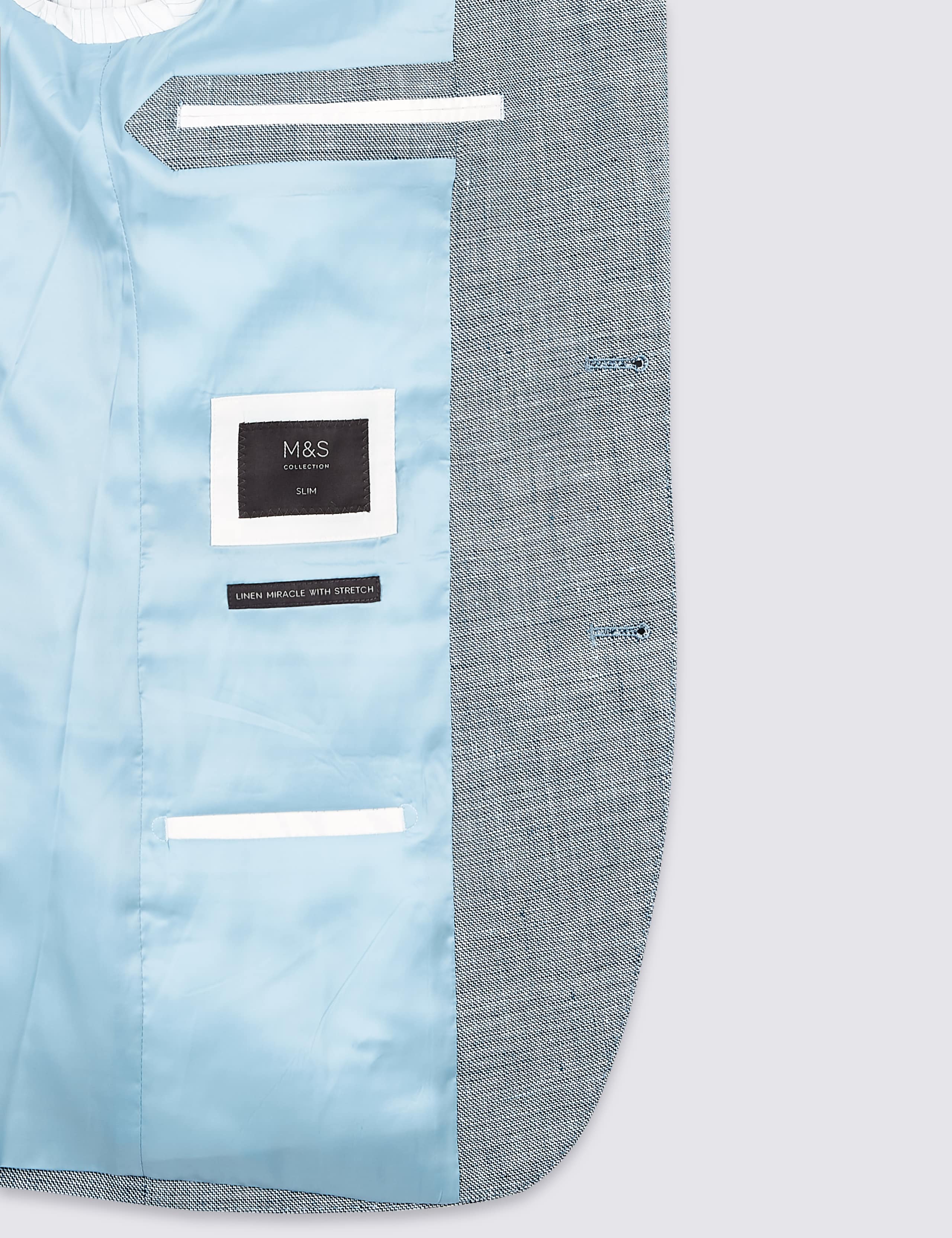 Linen Miracle Slim Fit Textured Jacket 7 of 8
