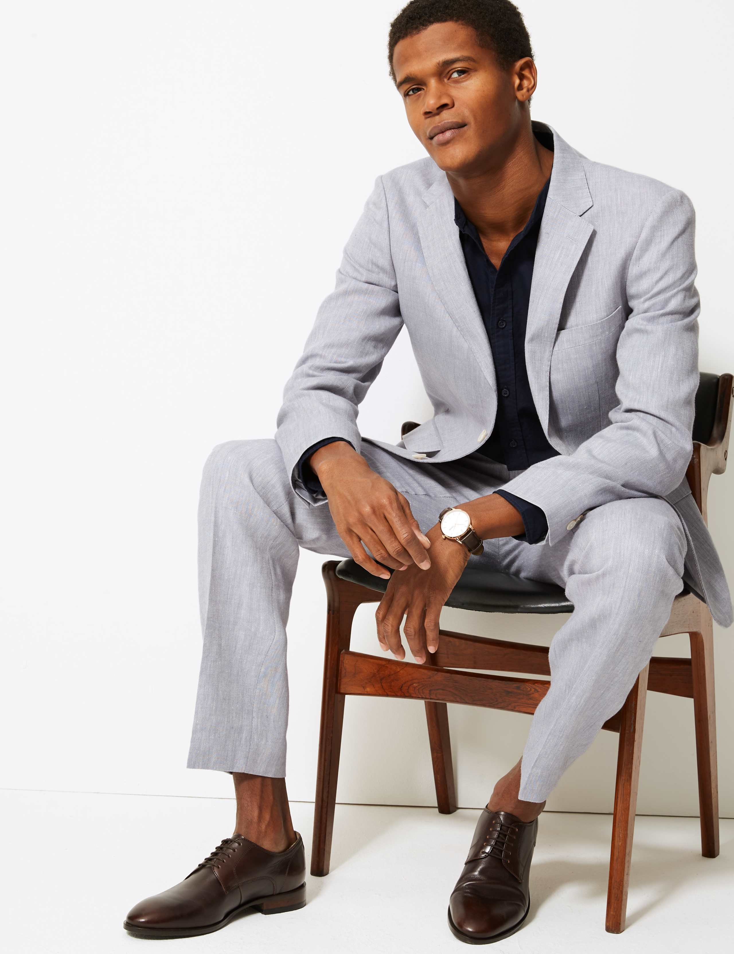 Slim Fit Linen Miracle Suit Jacket 2 of 4
