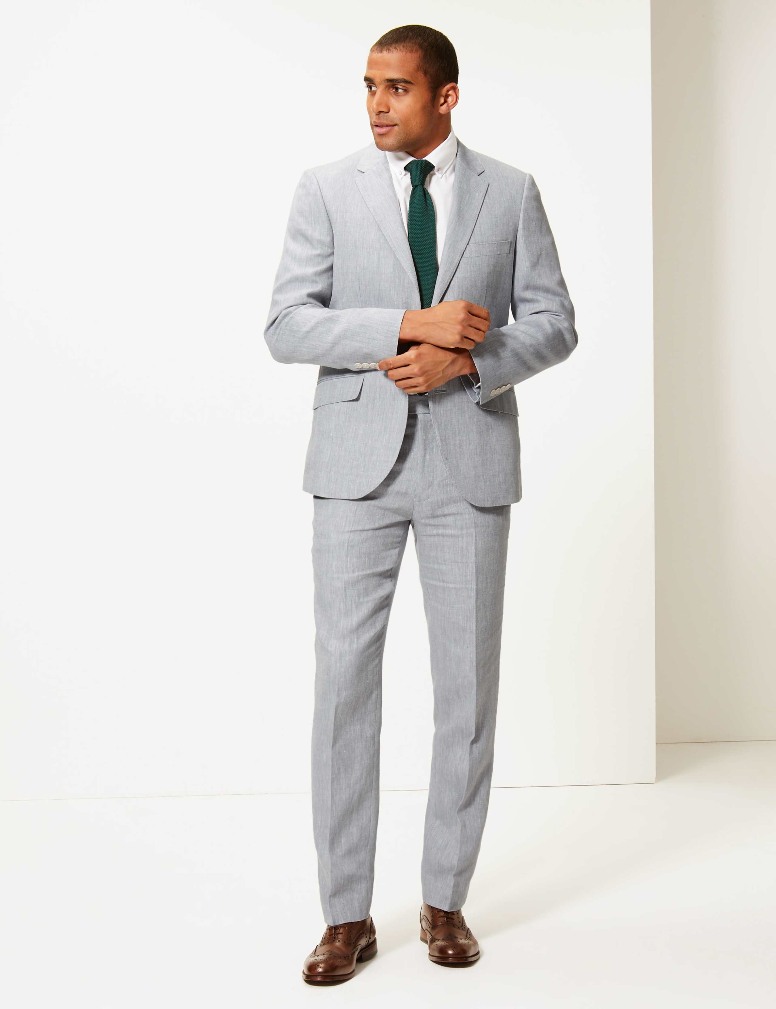 Tailored Fit Linen Miracle Jacket 7 of 8