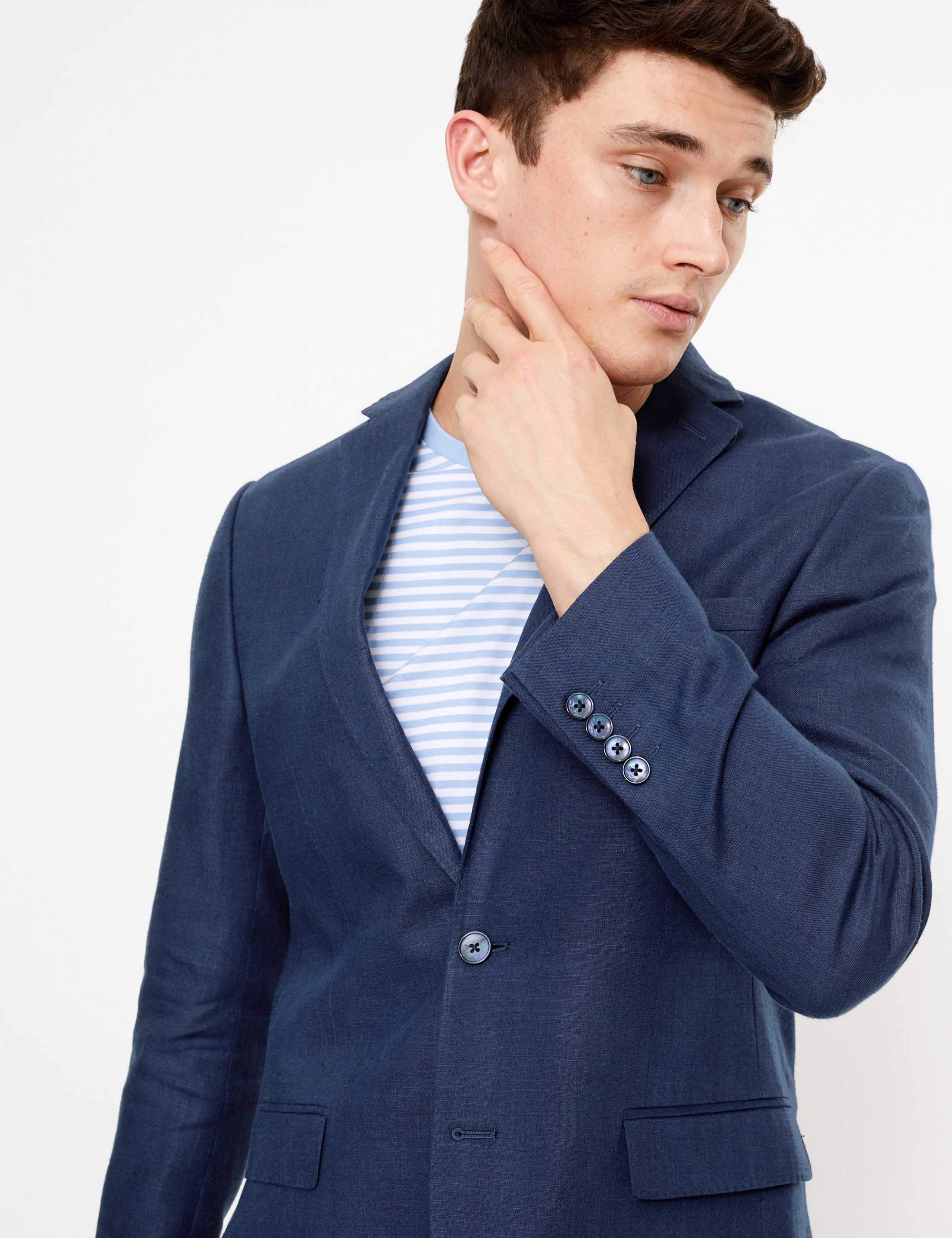 Slim Italian Linen Miracle™ Jacket 5 of 7