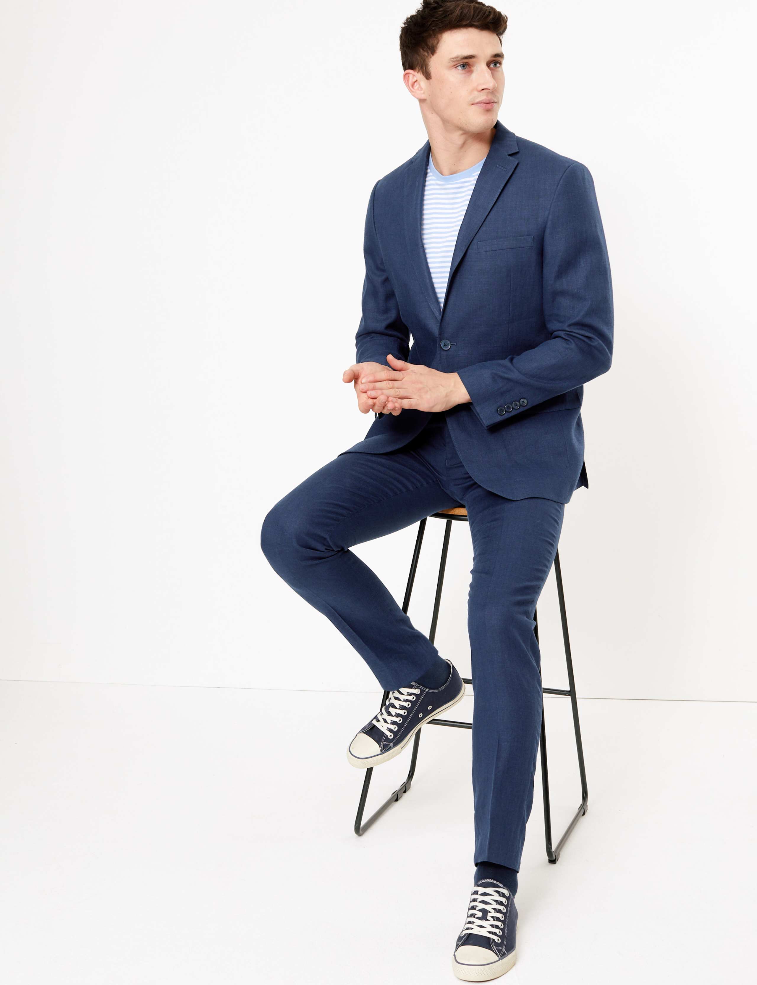 Slim Italian Linen Miracle™ Jacket 6 of 7