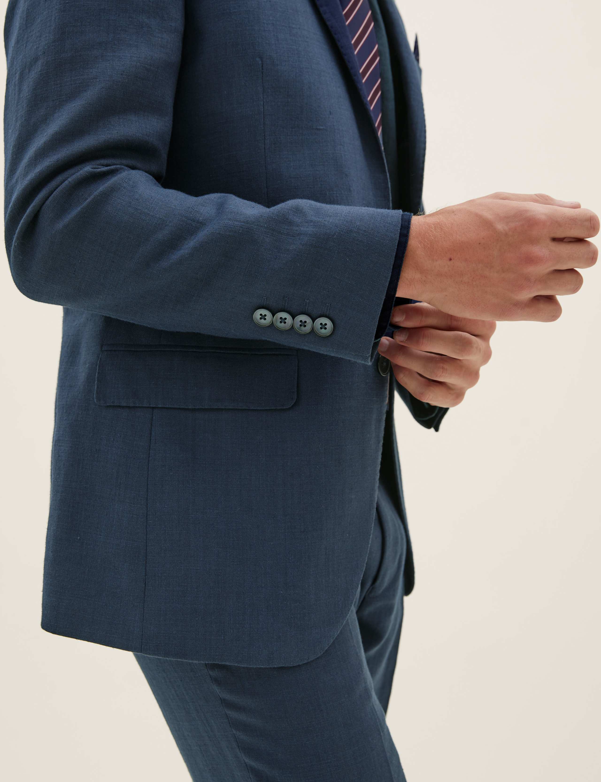 Tailored Italian Linen Miracle™ Jacket 5 of 9