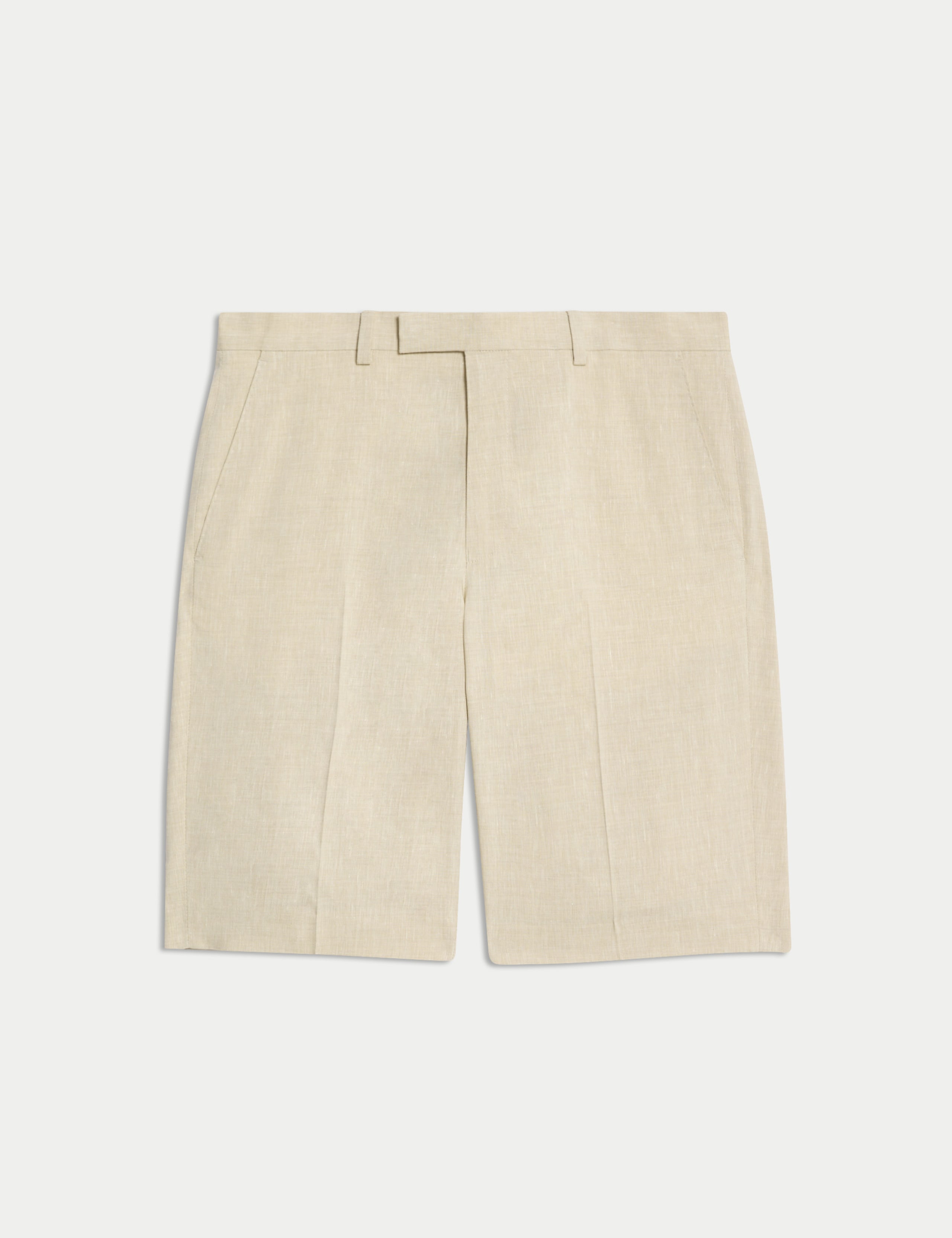 Tailored Fit Italian Performance Linen Blend Suit Shorts 2 of 9