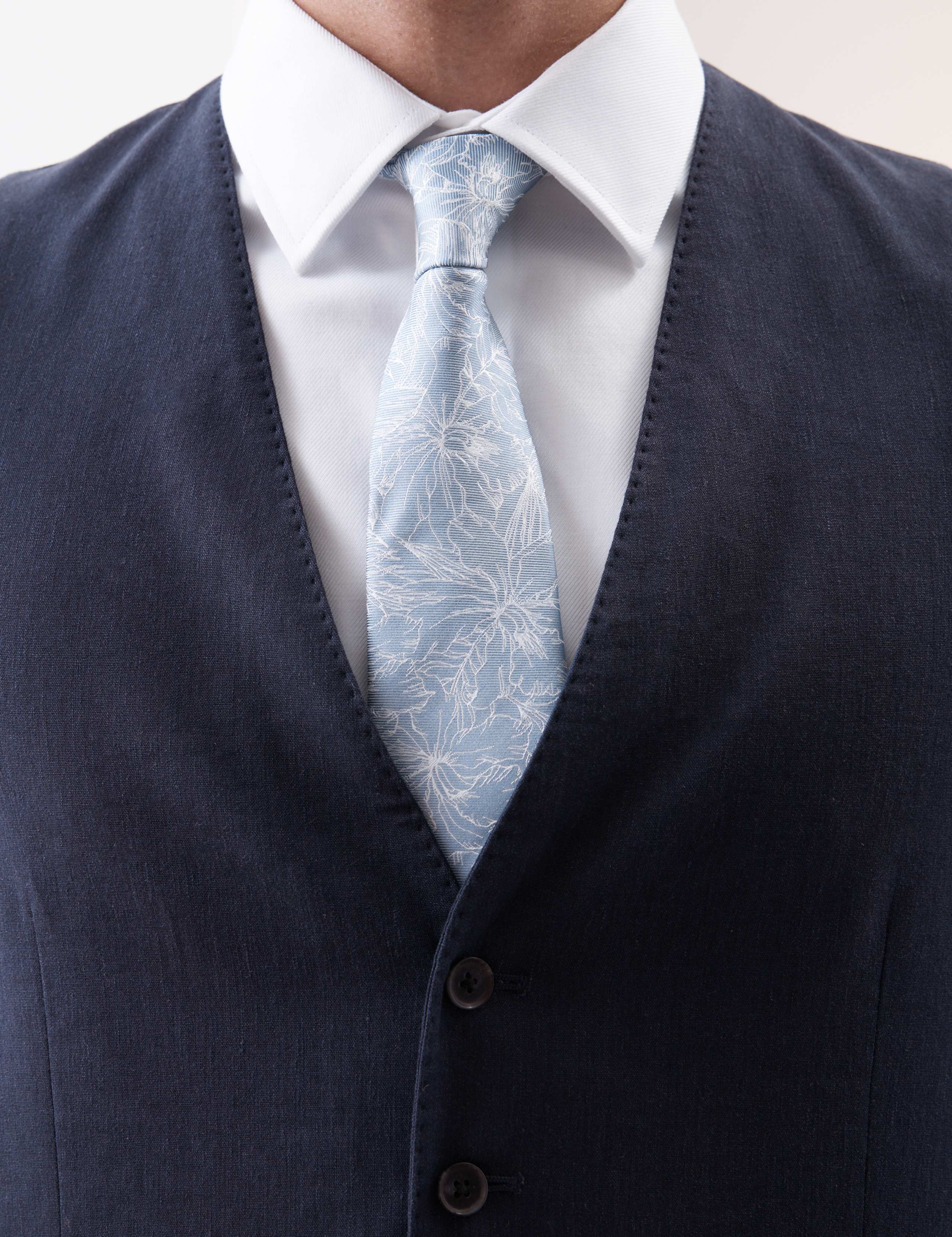 Italian Performance Linen Blend Waistcoat 7 of 7