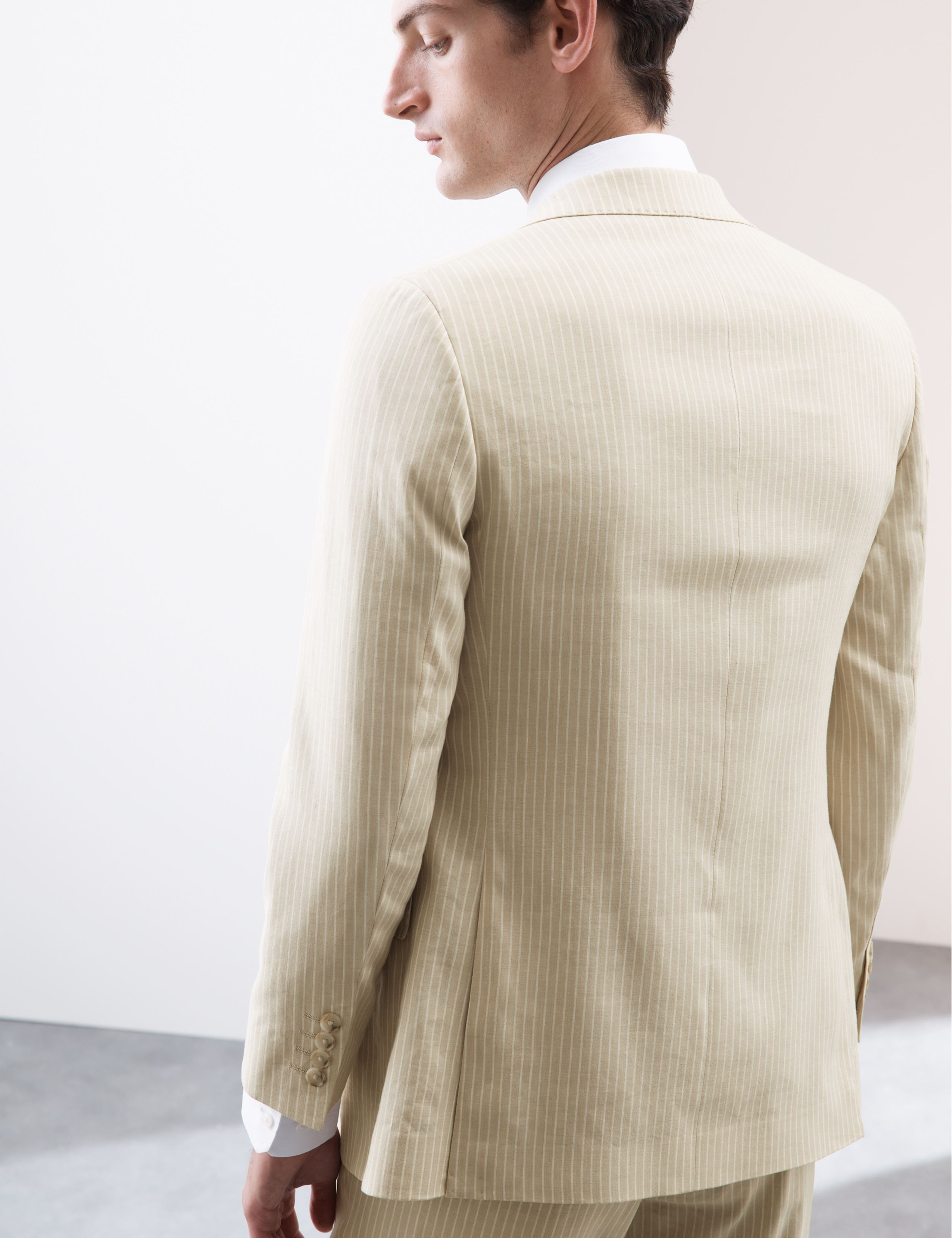 Tailored Fit Linen Rich Jacket 5 of 7