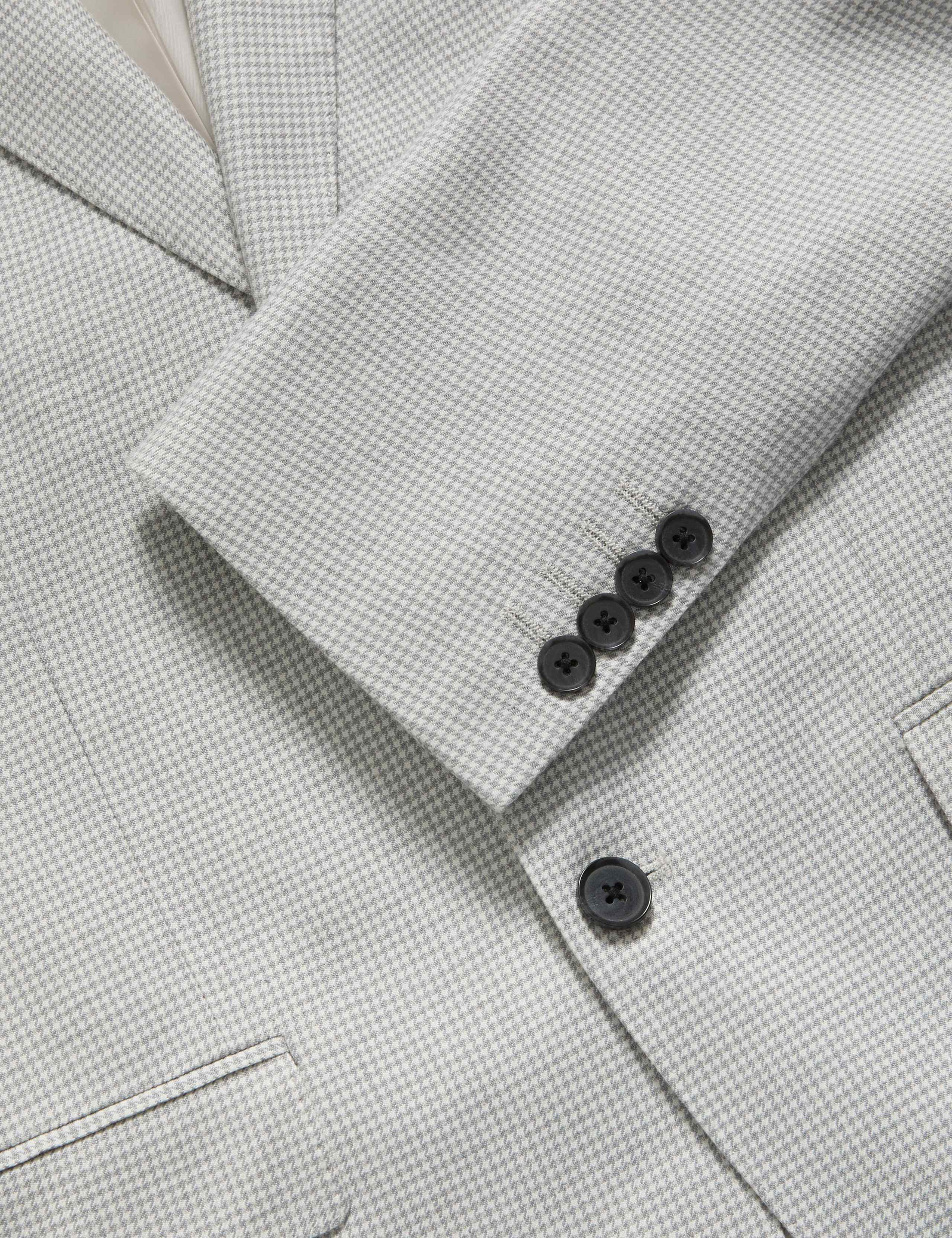 Tailored Fit Italian Performance Linen Blend Suit Jacket 3 of 8