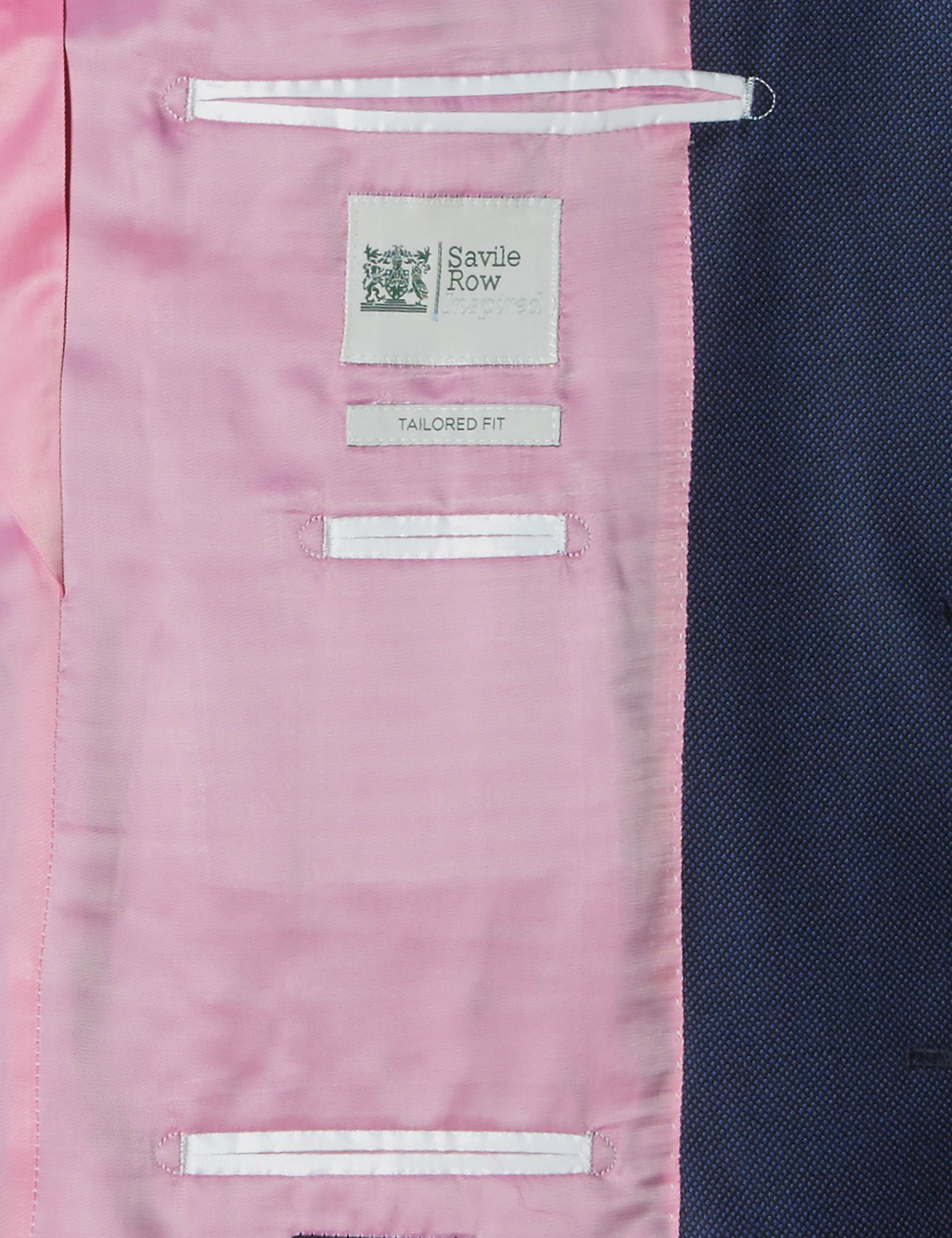 Blue Tailored Fit Wool Jacket 7 of 7