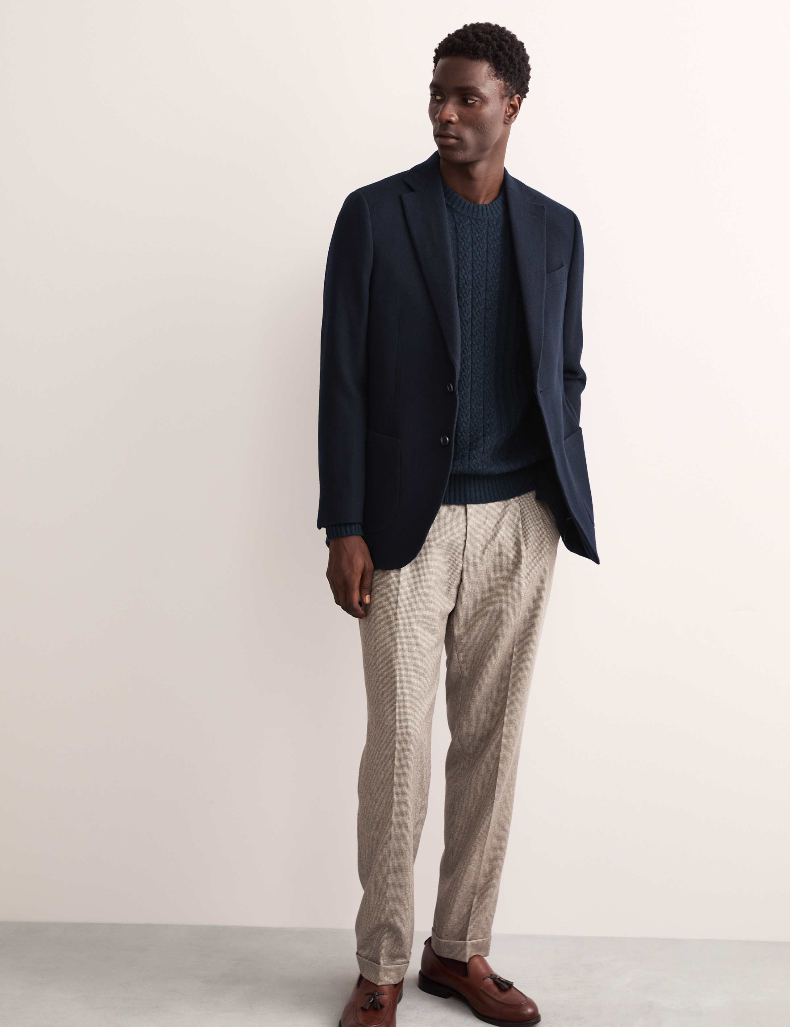 Tailored Fit Italian Wool Rich Twill Blazer 4 of 8