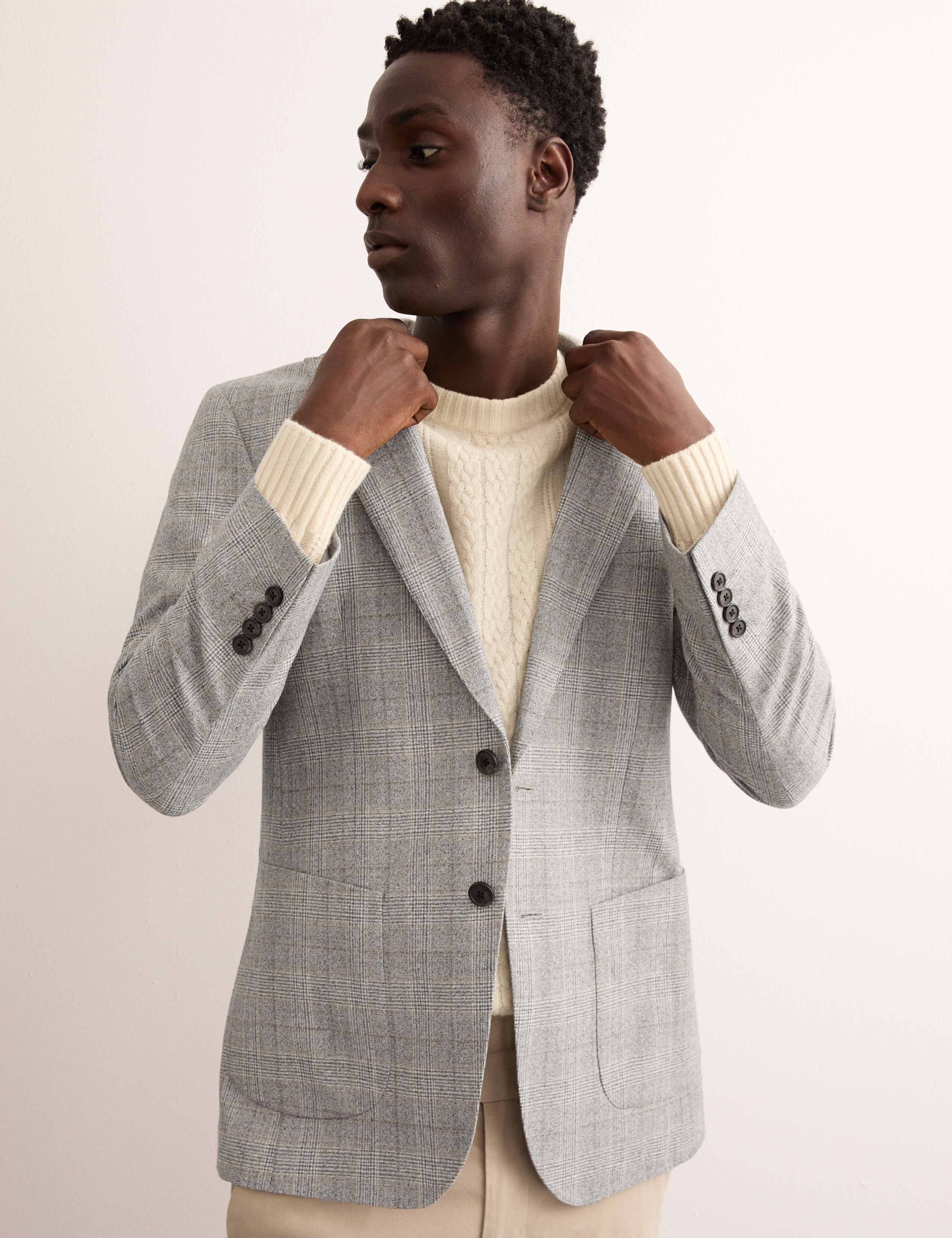 Tailored Fit Italian Wool Blazer 1 of 7