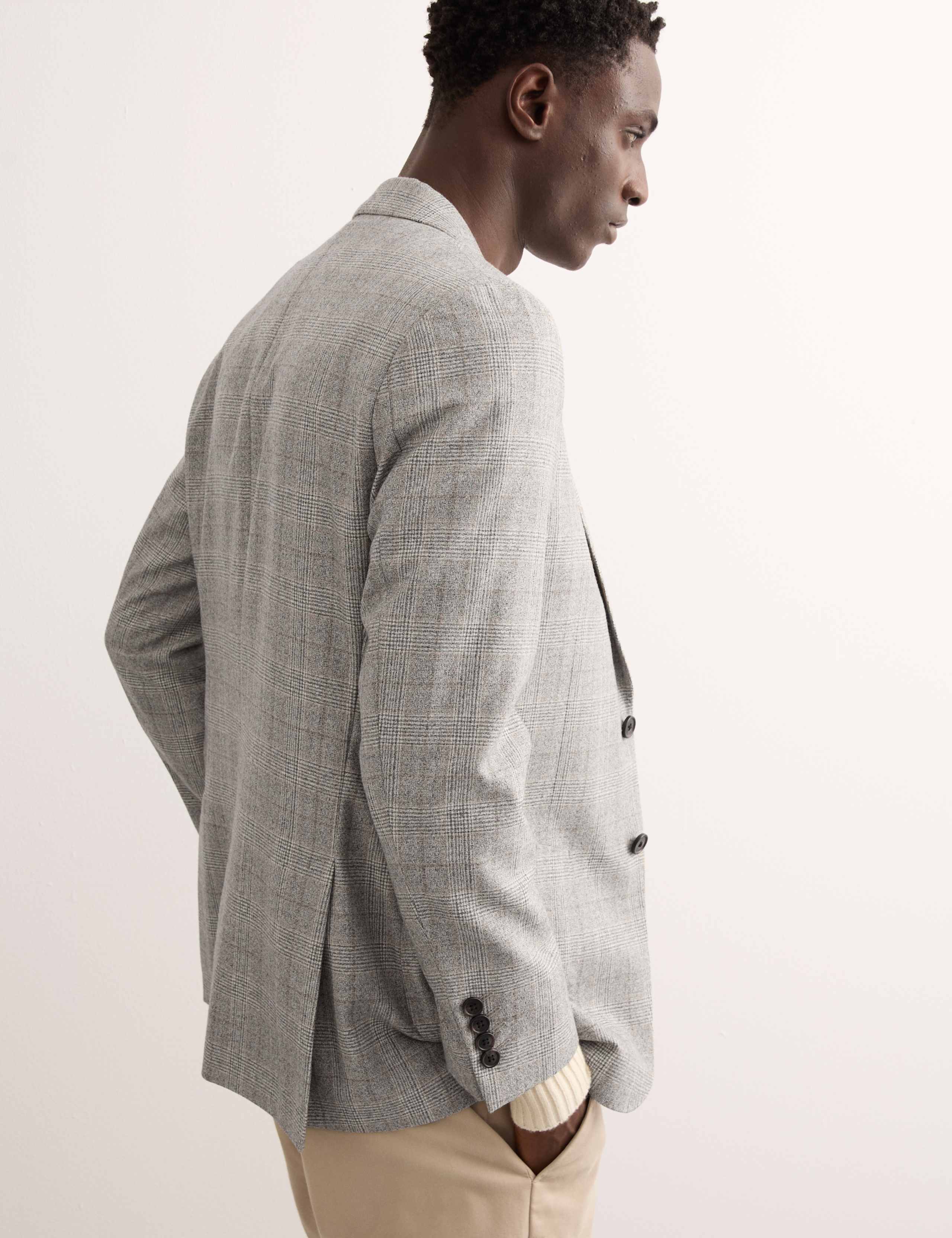Tailored Fit Italian Wool Blazer 3 of 7