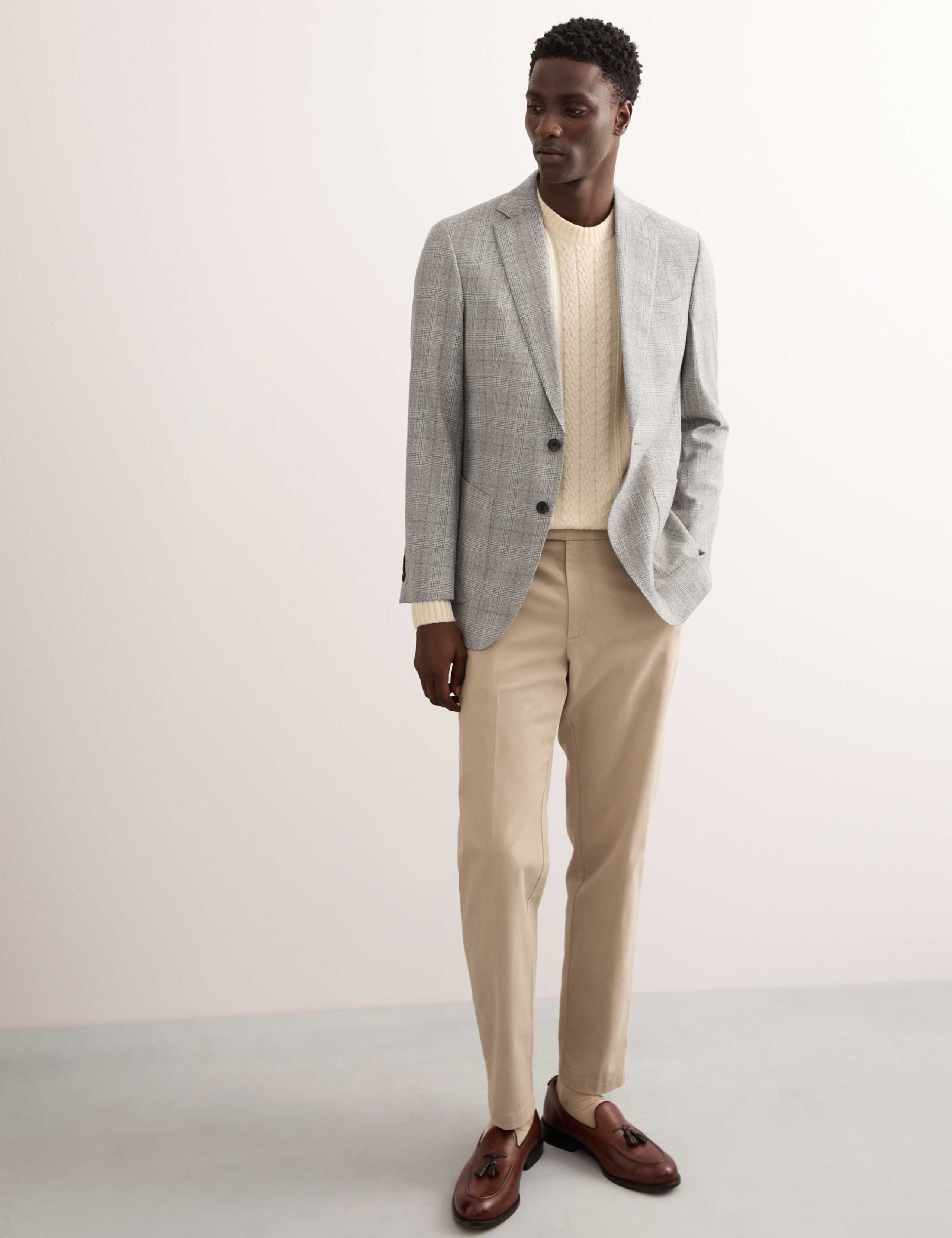 Tailored Fit Italian Wool Blazer 4 of 7